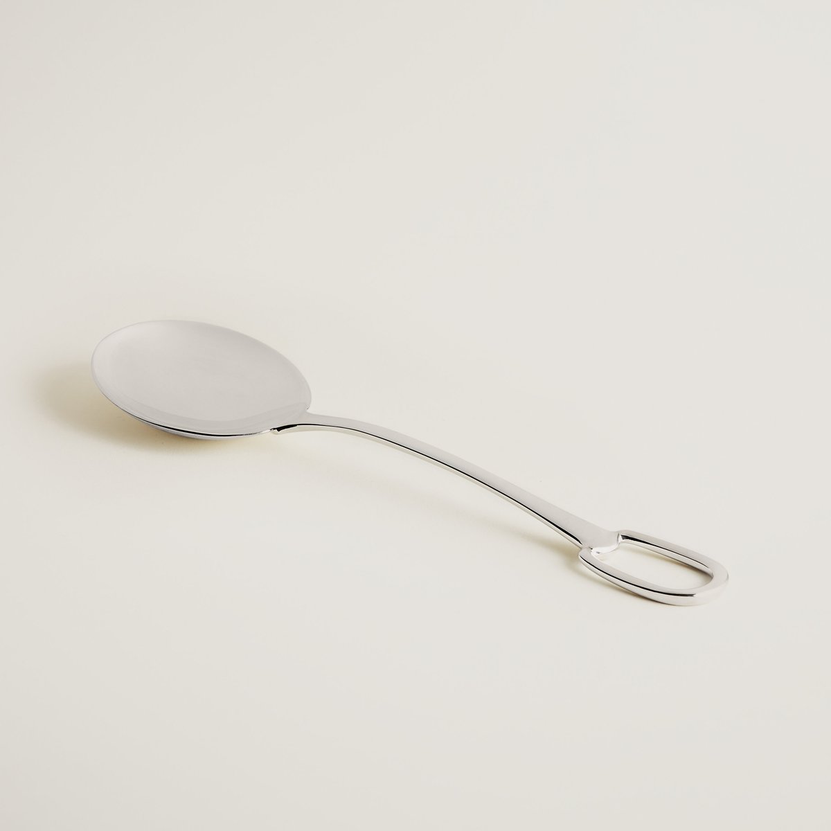 Sans Coloris Attelage Silver Salad Serving Spoon