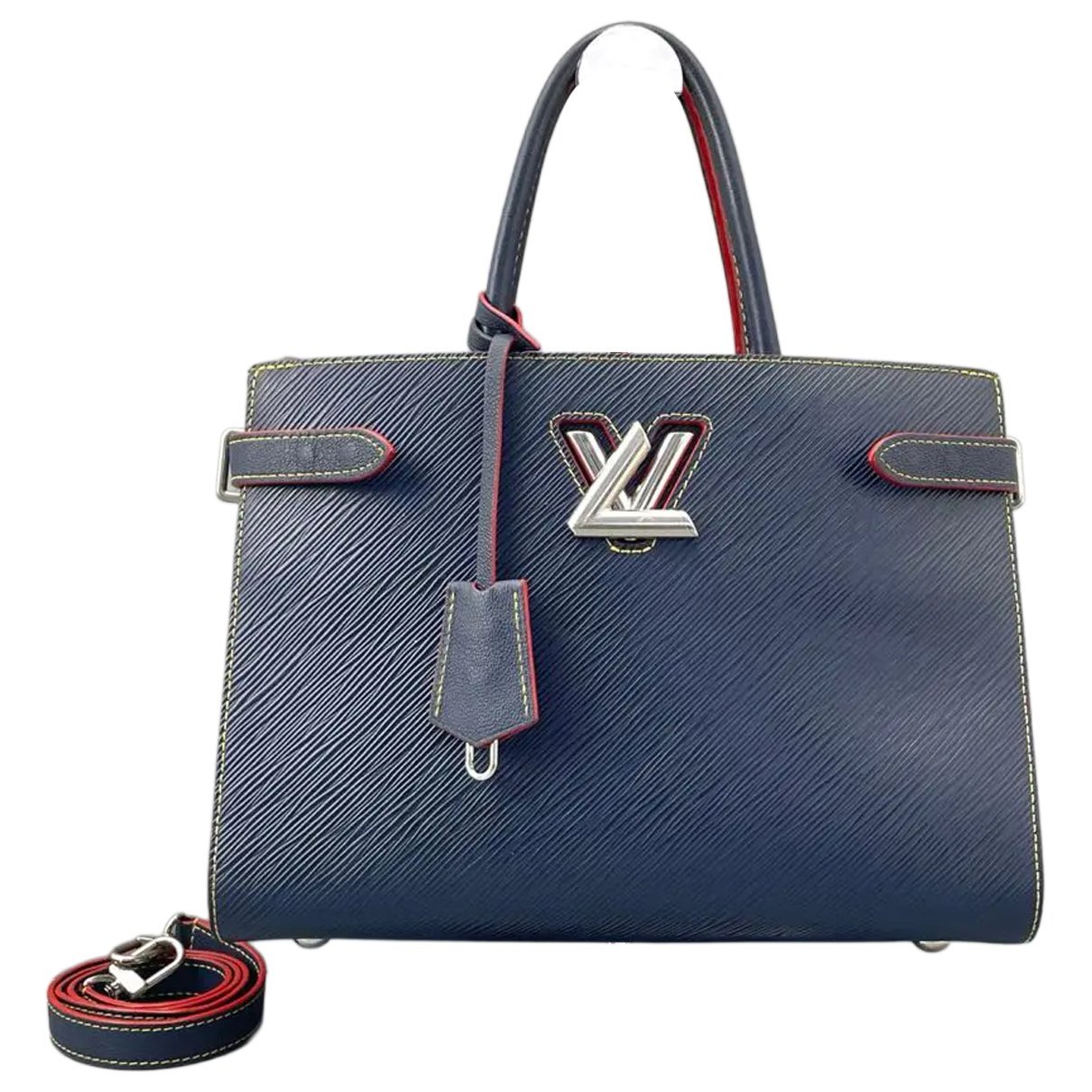 Twist leather crossbody bag