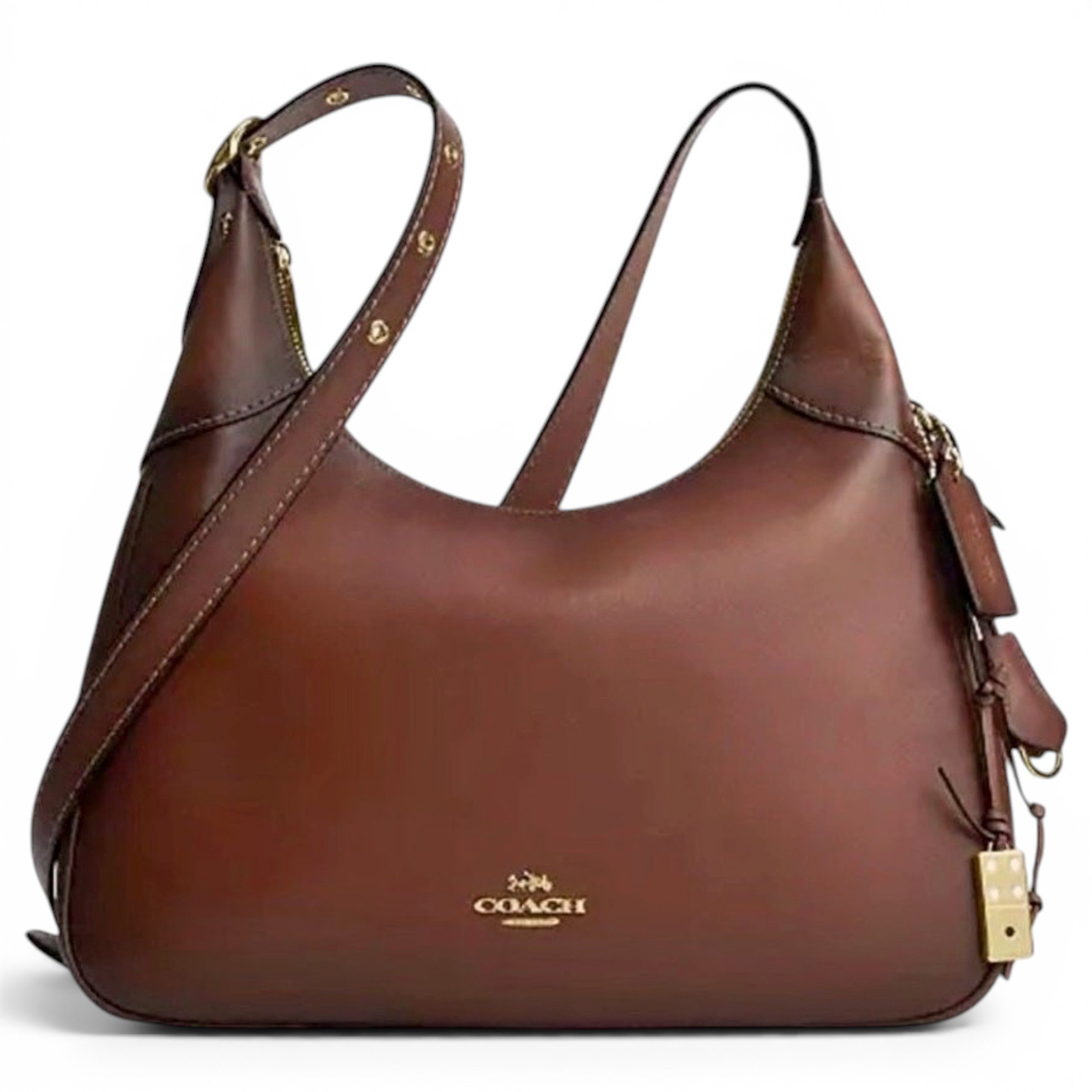 Leather handbag