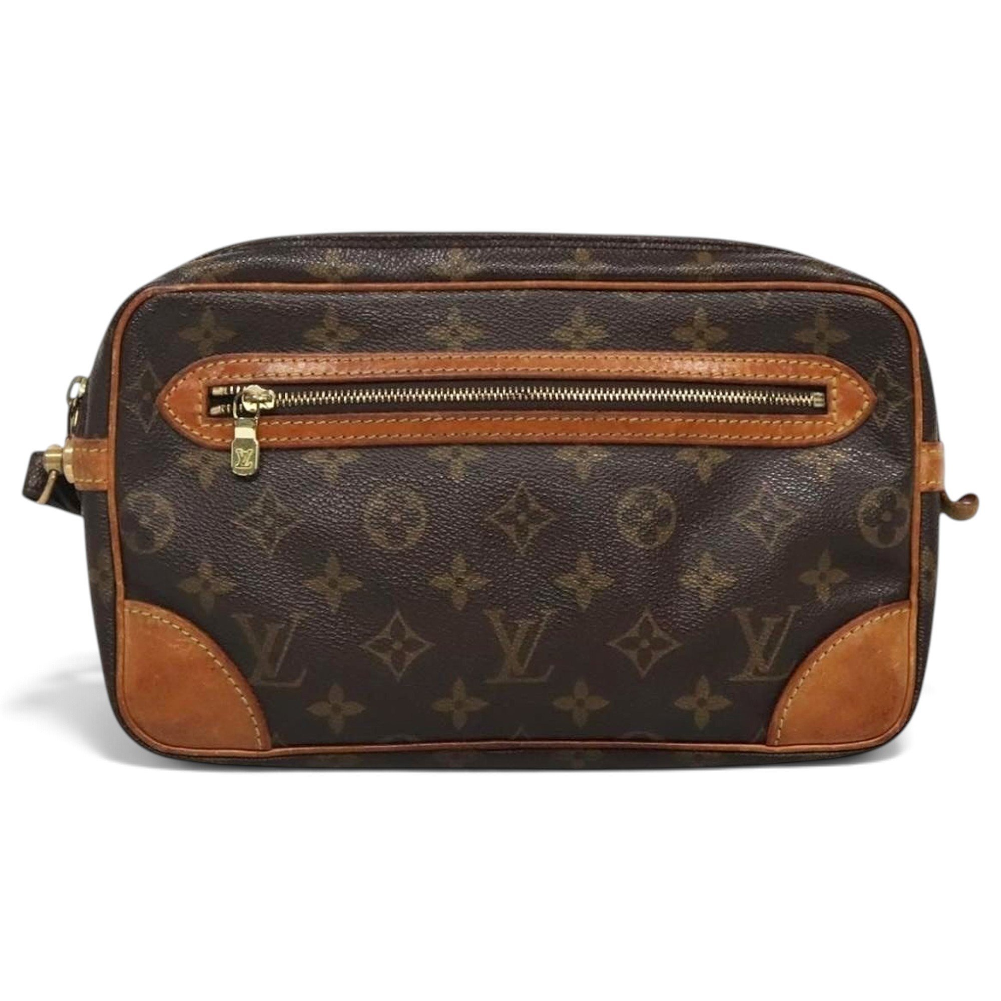 Marly Dragonne leather clutch bag
