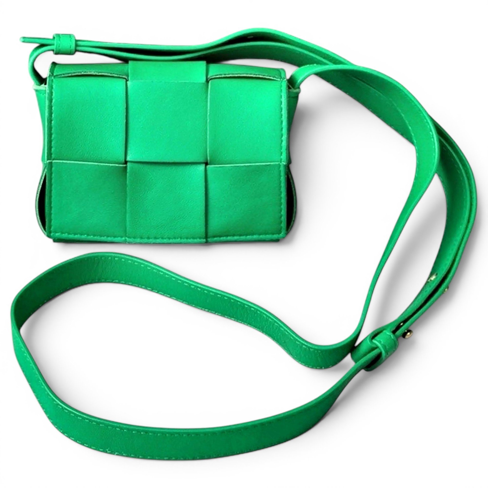 Cassette leather crossbody bag