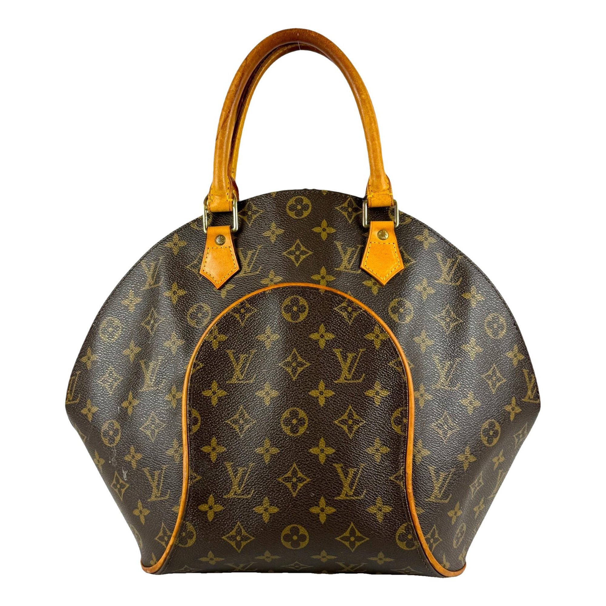 Ellipse cloth handbag