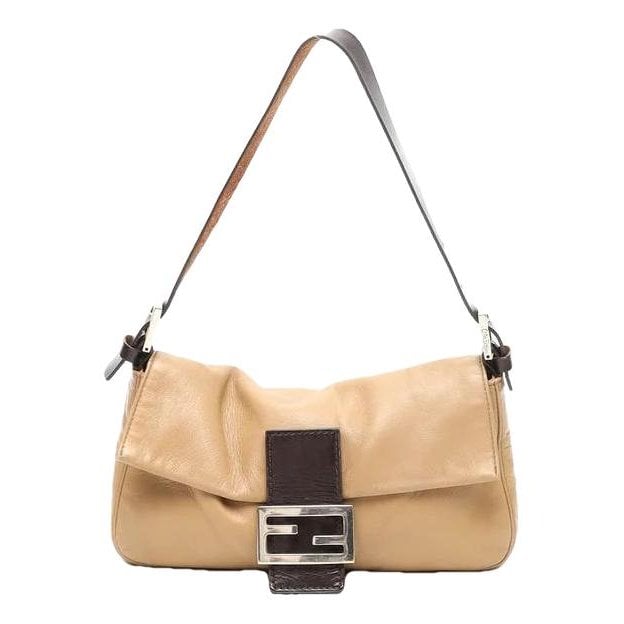 Baguette leather handbag