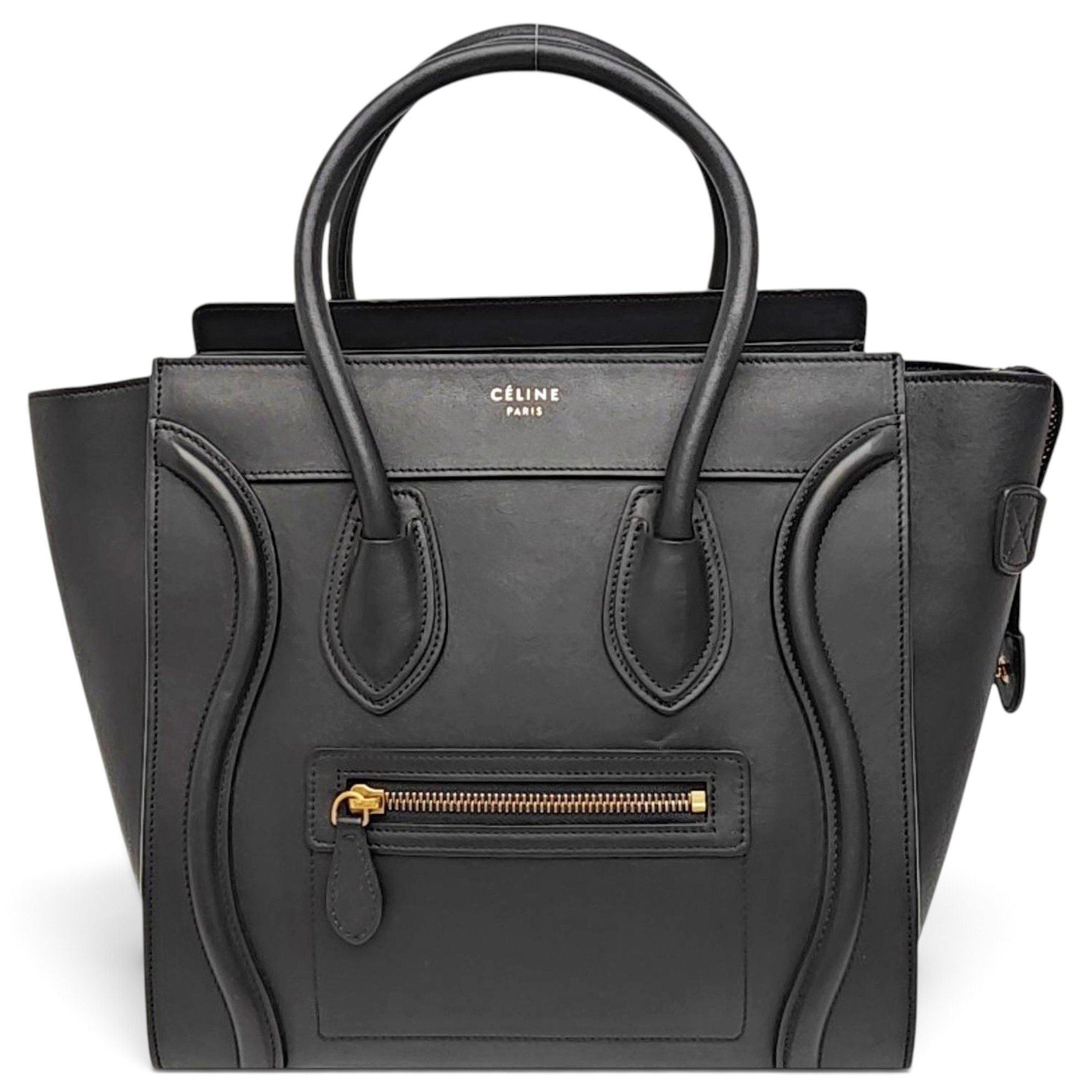 Luggage leather tote