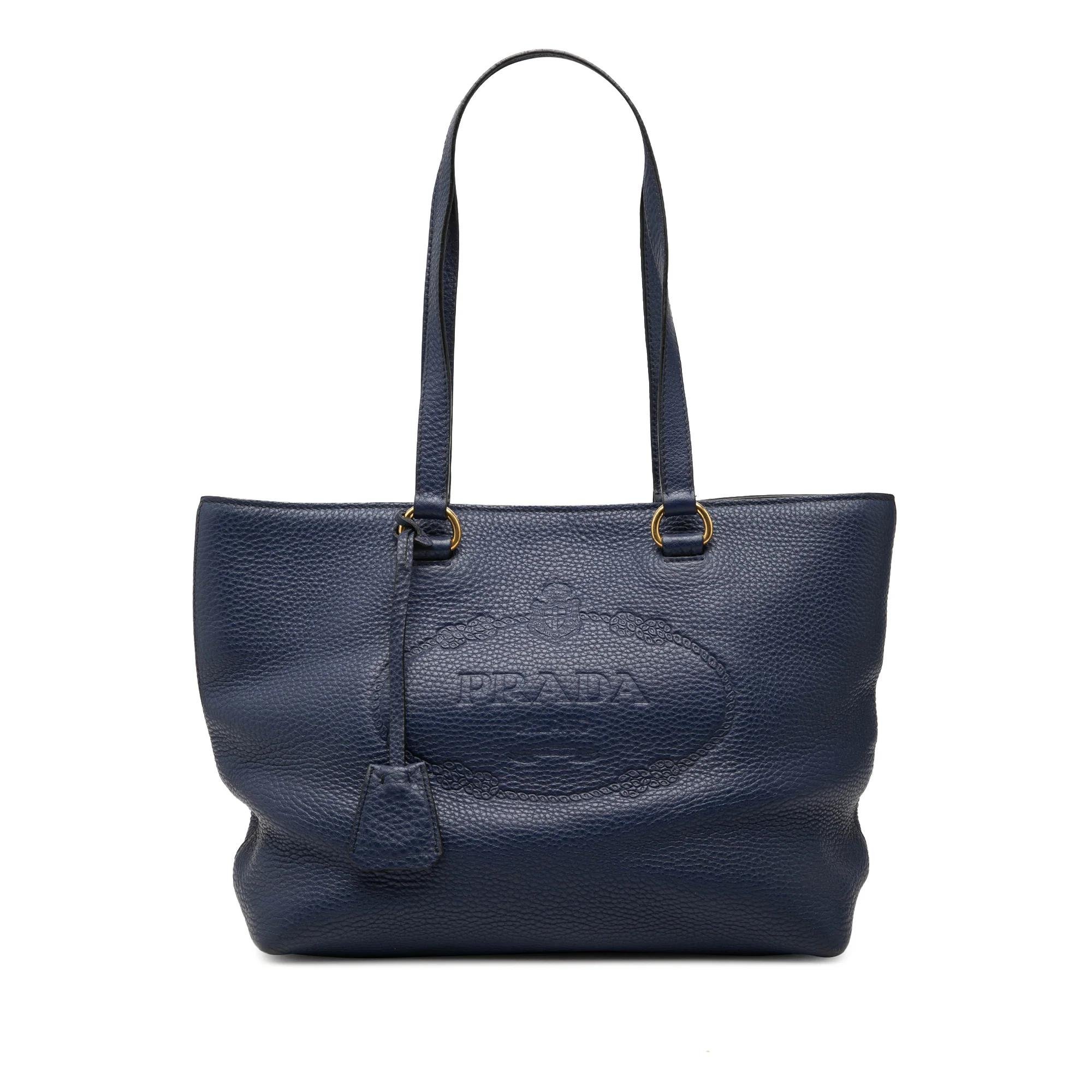 Leather tote