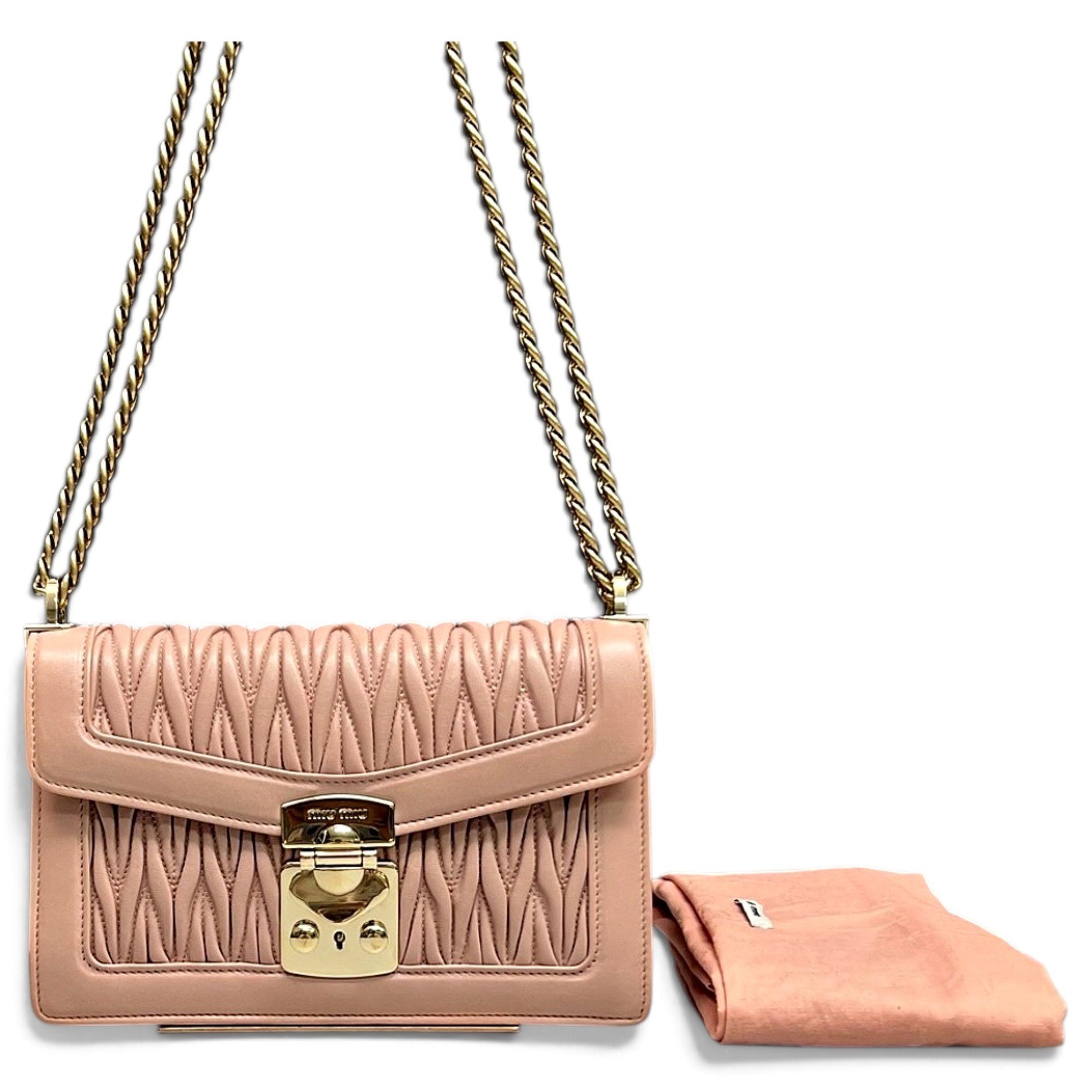 Miu Miu Miu Confidential leather handbag