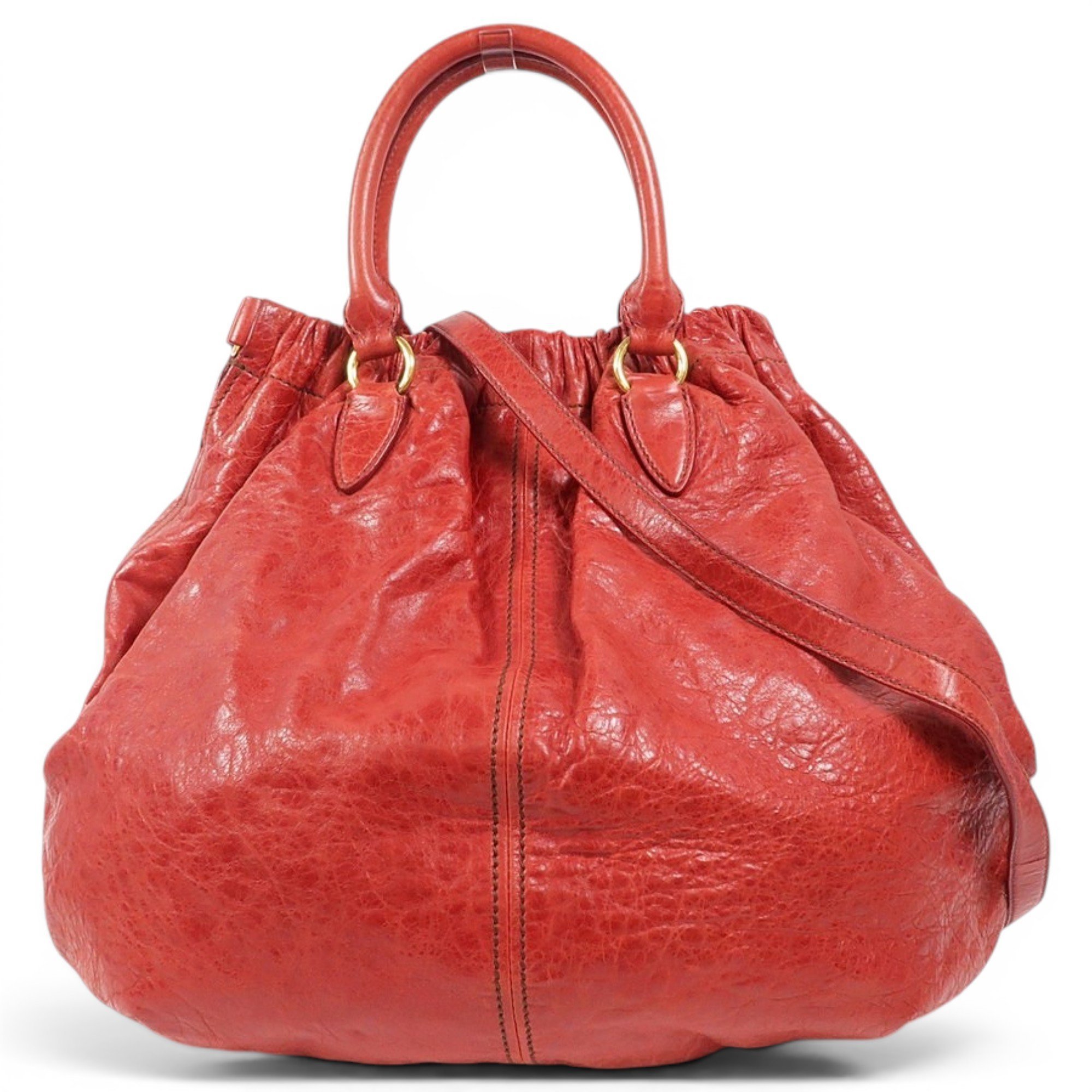 Leather handbag