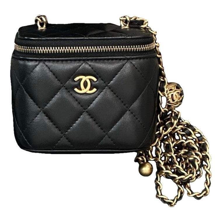 Trendy CC Vanity leather handbag