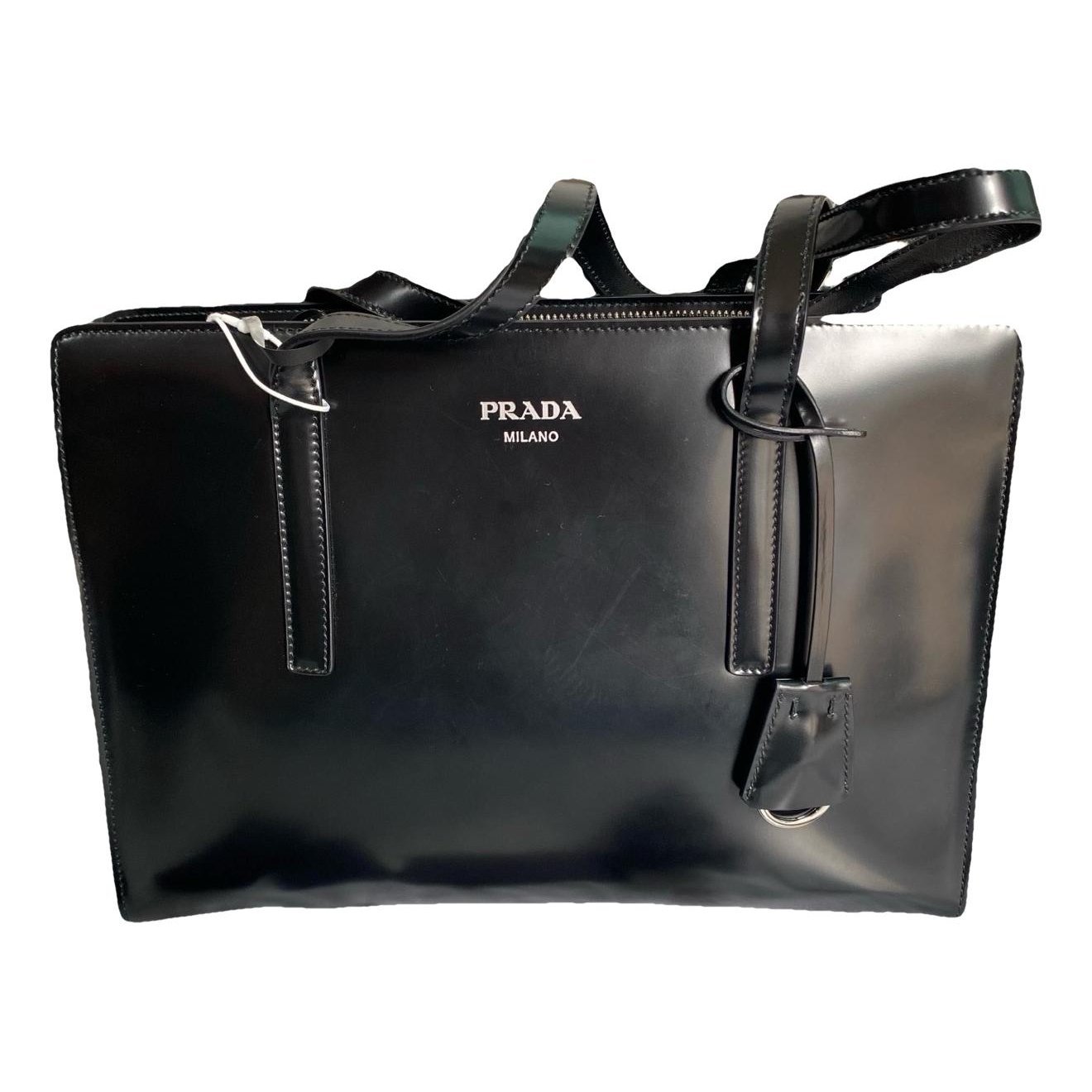 Leather tote