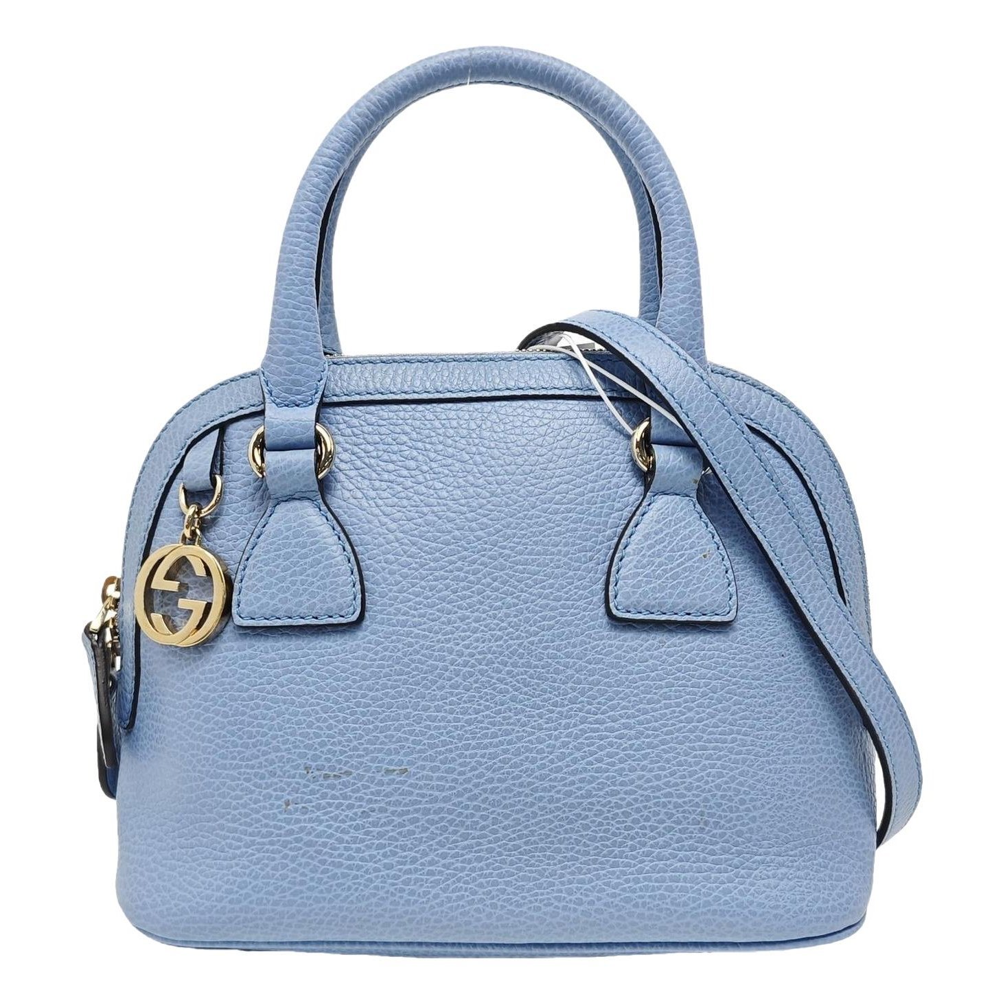 Ophidia Dome leather handbag