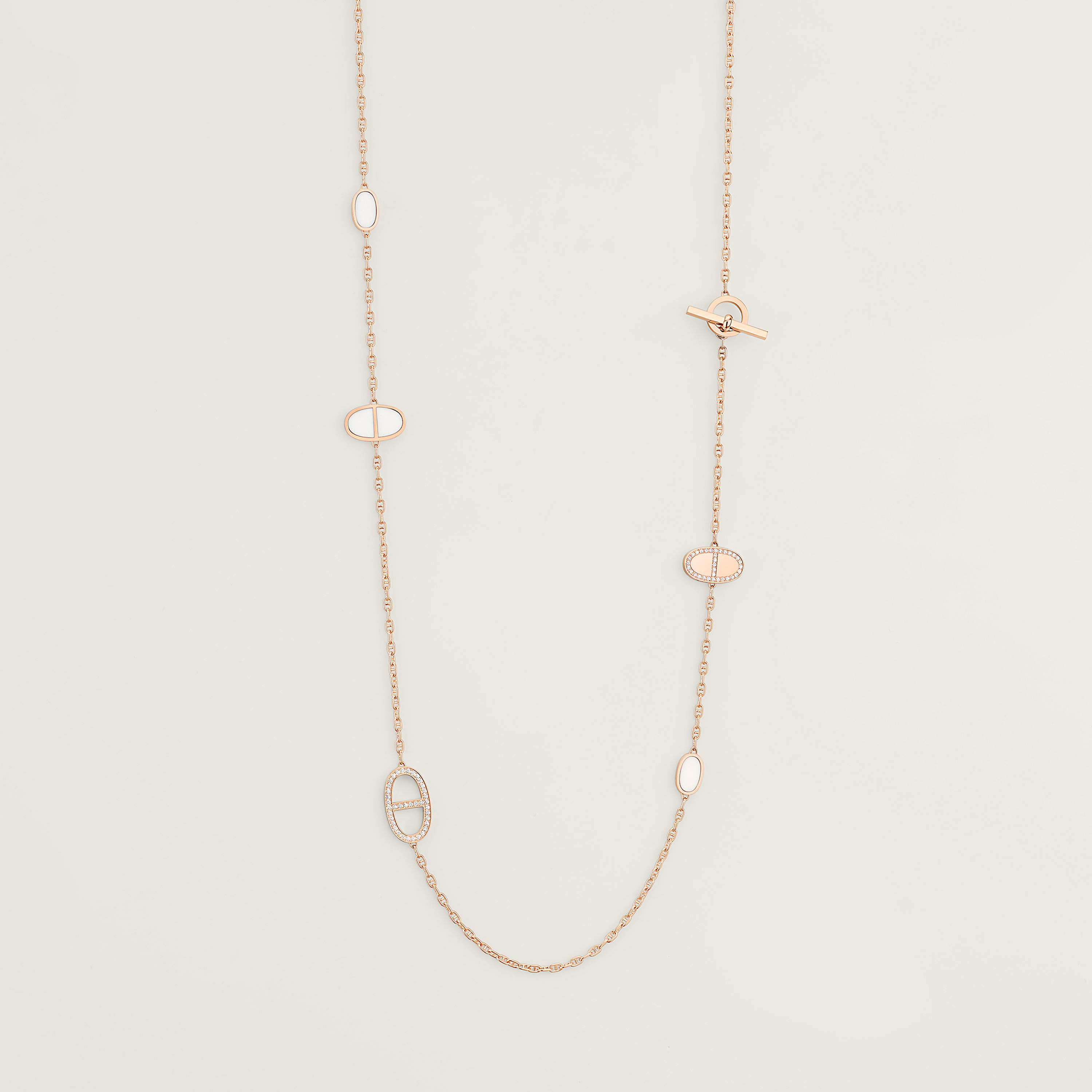 Chaine d'ancre Verso long necklace, small model