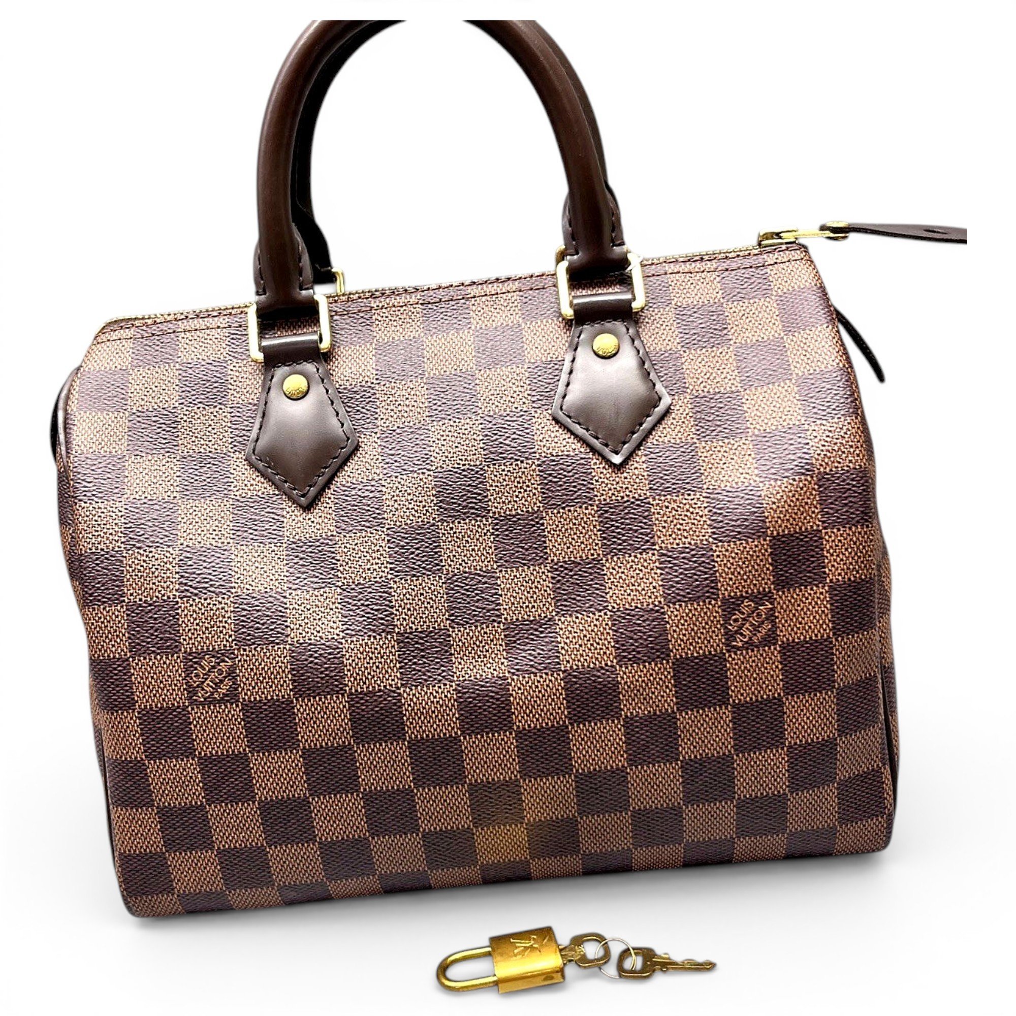 Speedy leather handbag
