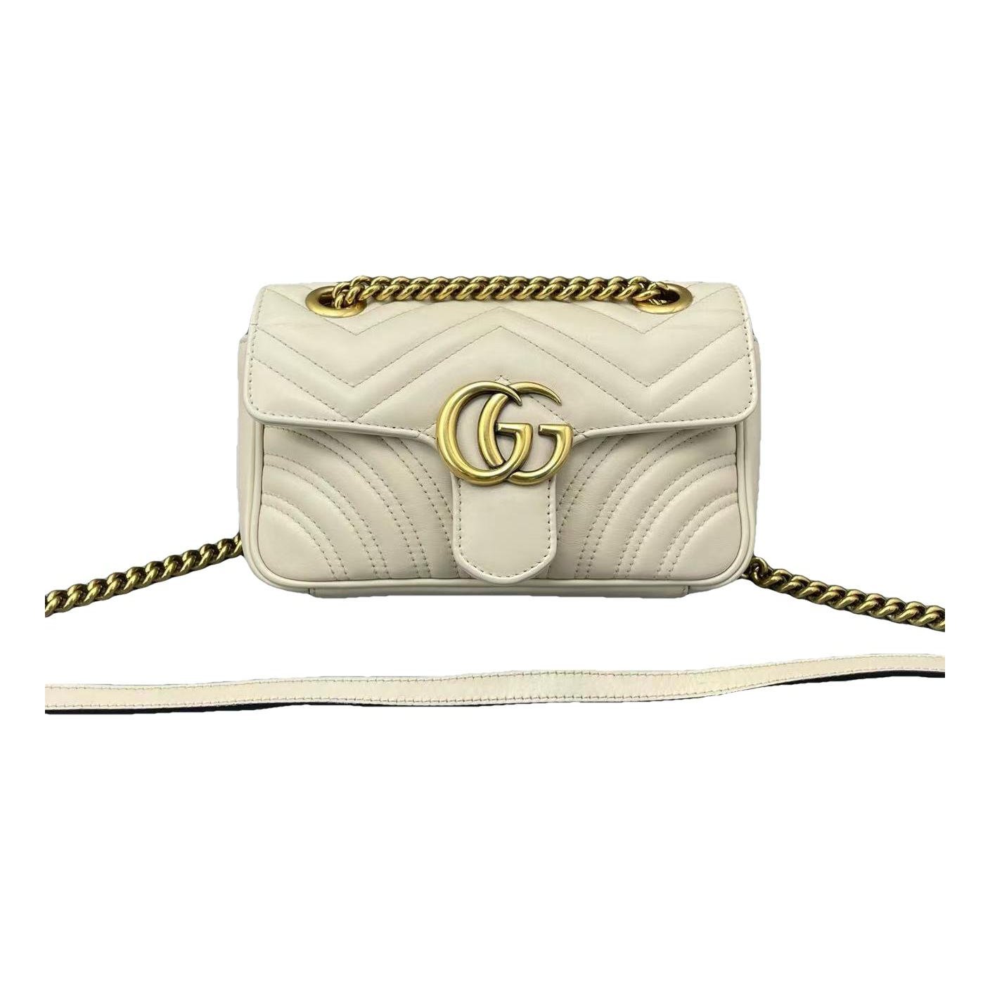 GG Marmont Flap leather crossbody bag