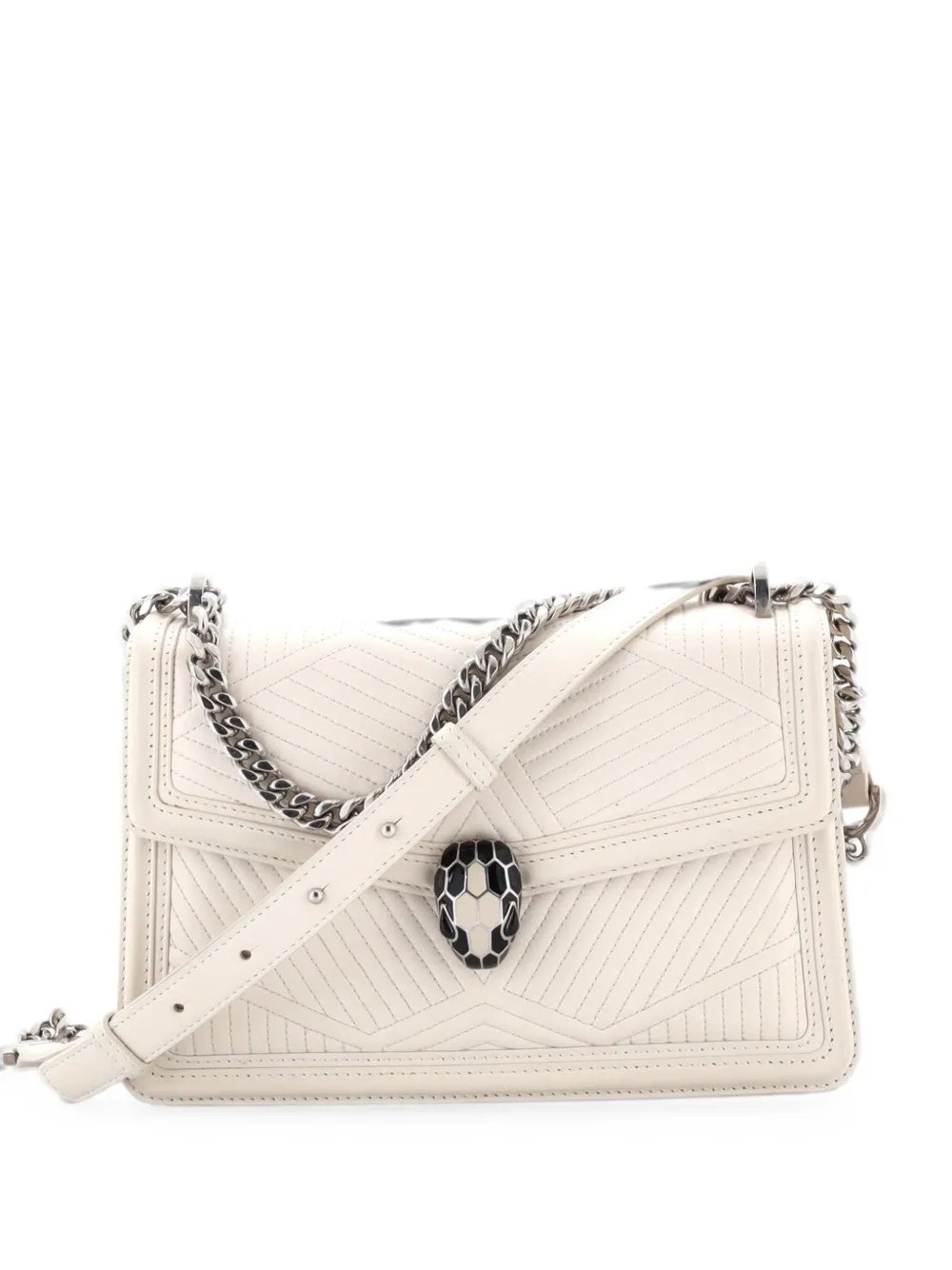 Serpenti Forever Shoulder Bag Quilted Leather Small crossbody bag