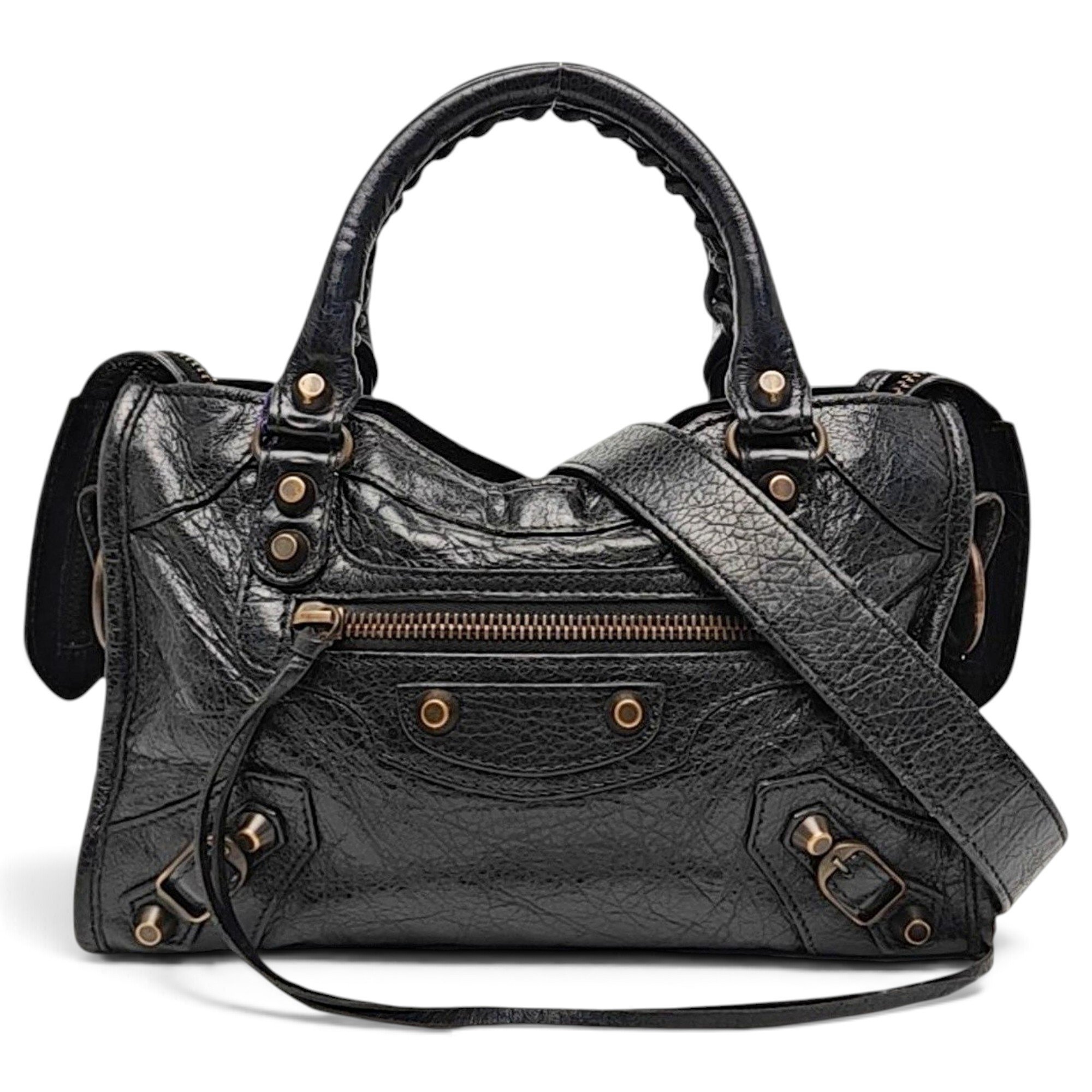 Leather handbag