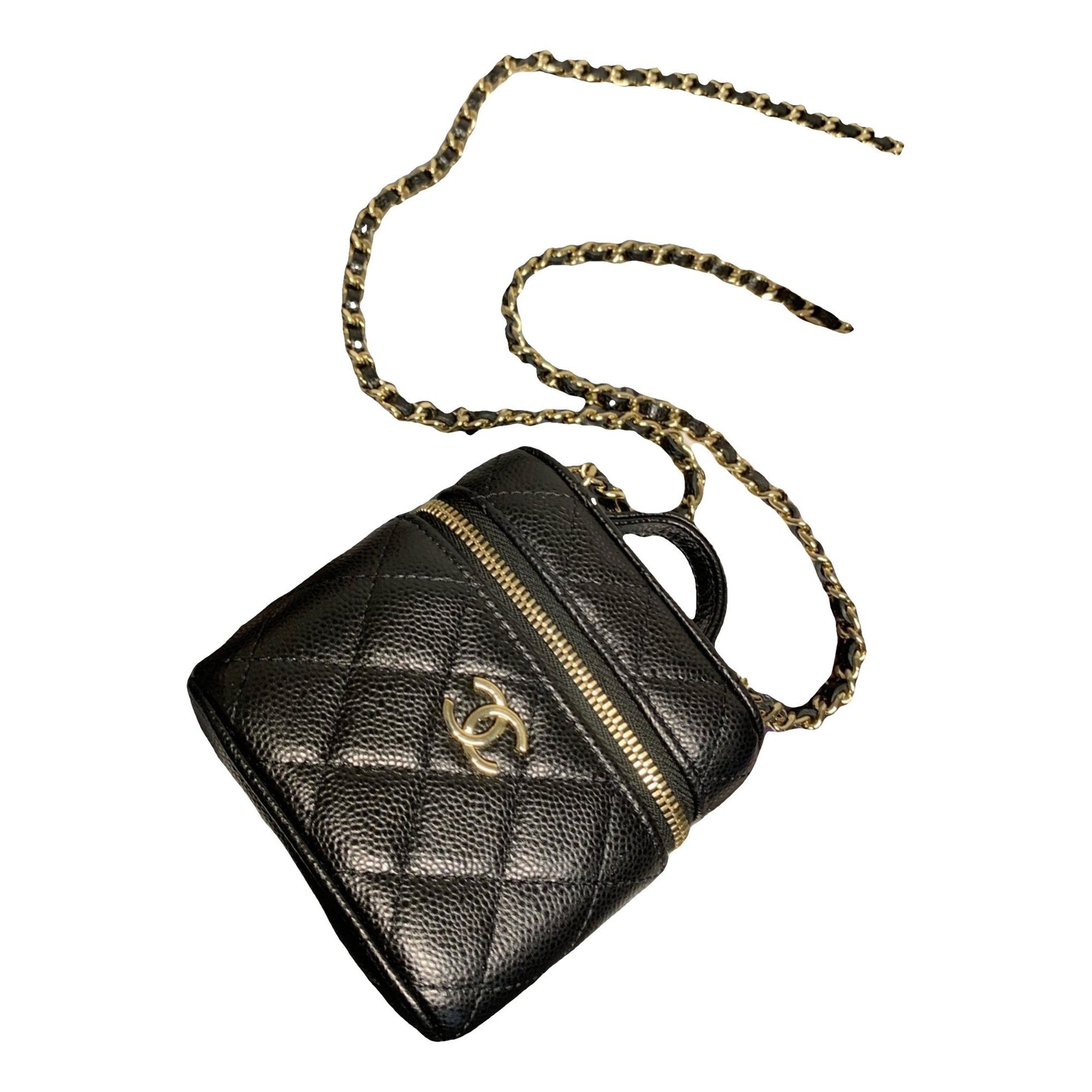 Trendy CC Vanity leather handbag