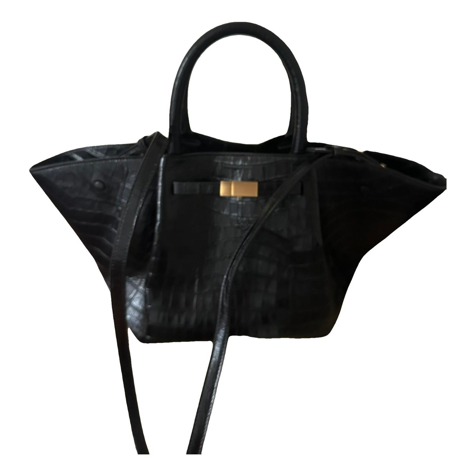 Leather tote