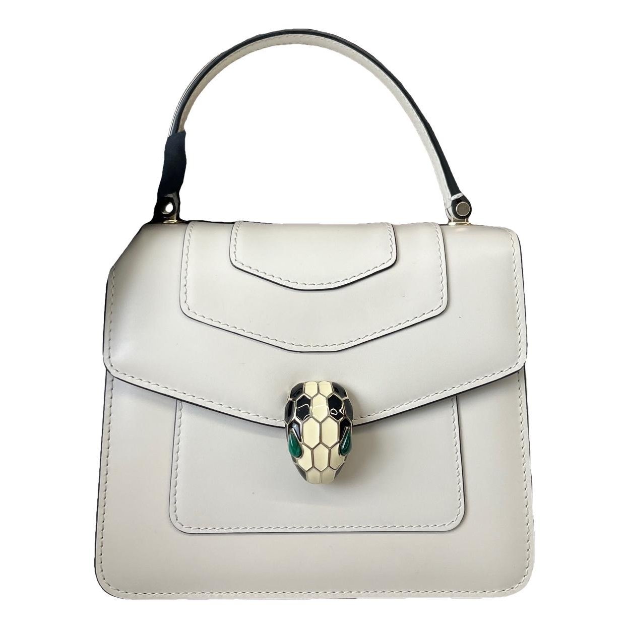 Serpenti leather handbag