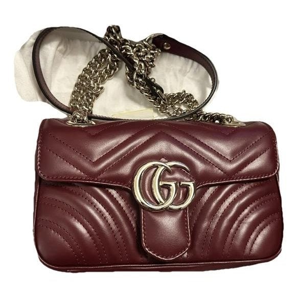 GG Marmont Flap leather crossbody bag