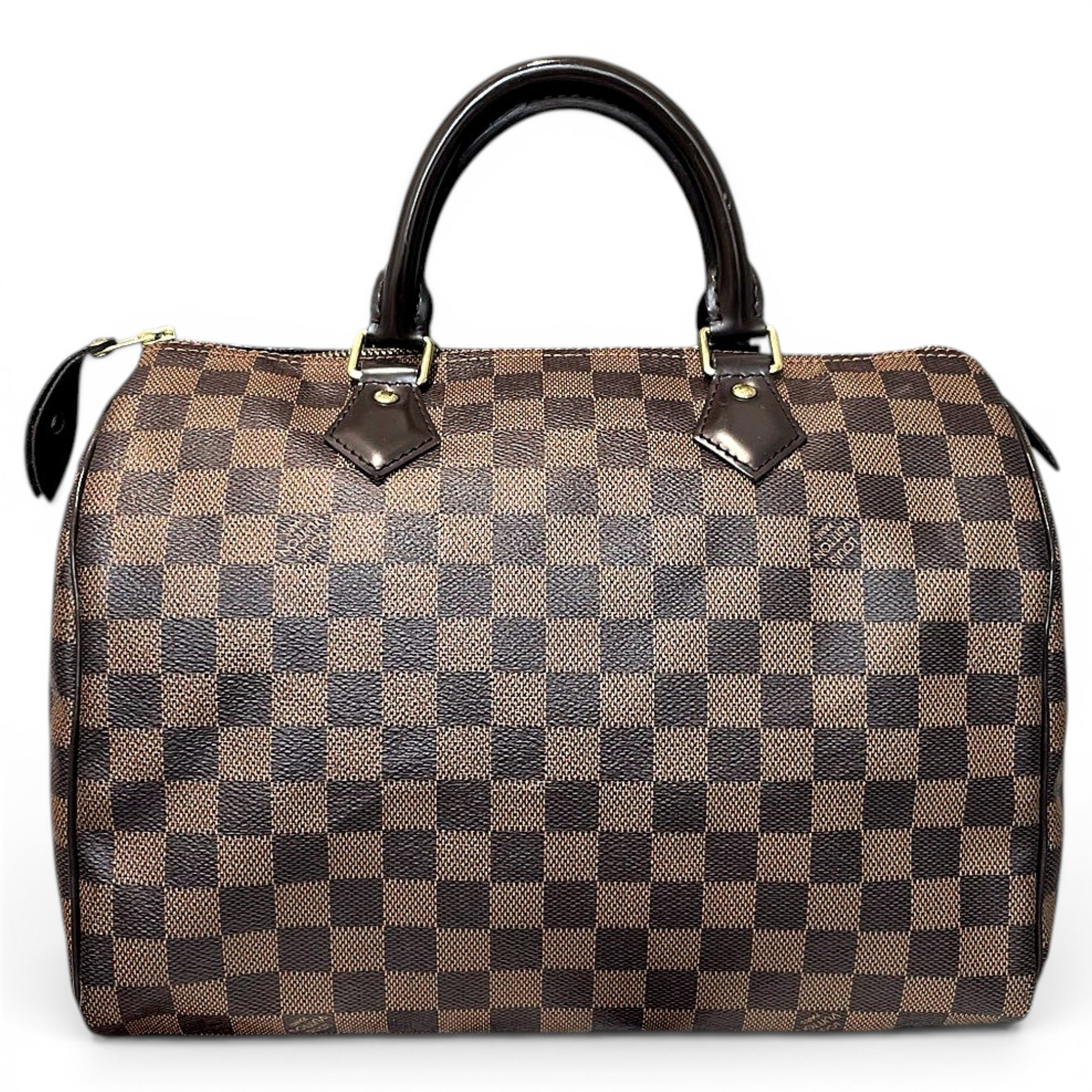 Speedy leather handbag