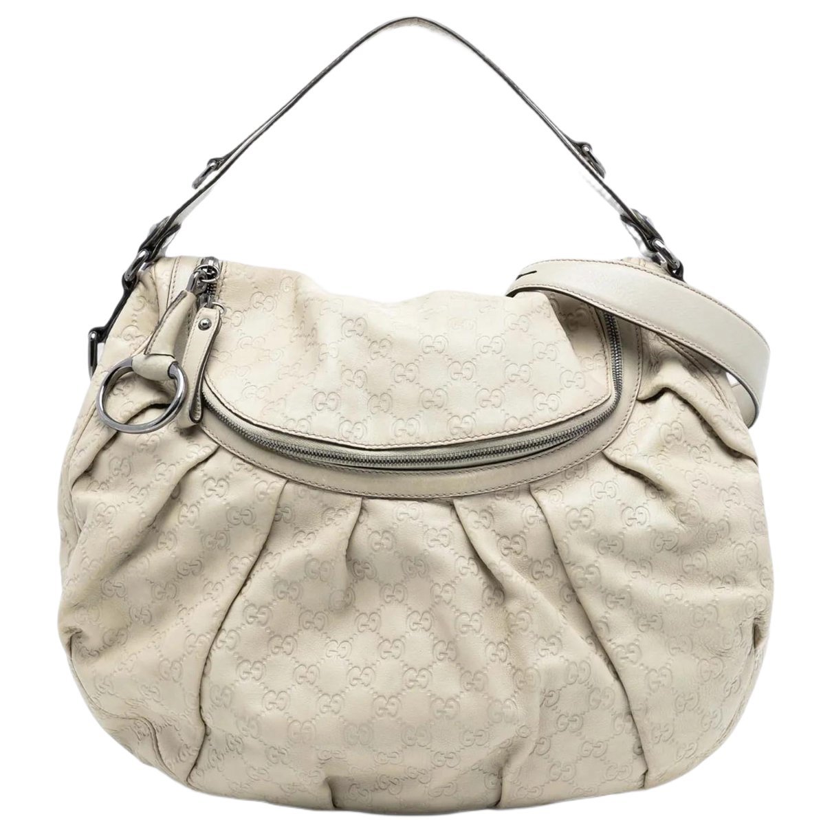Gucci B leather satchel