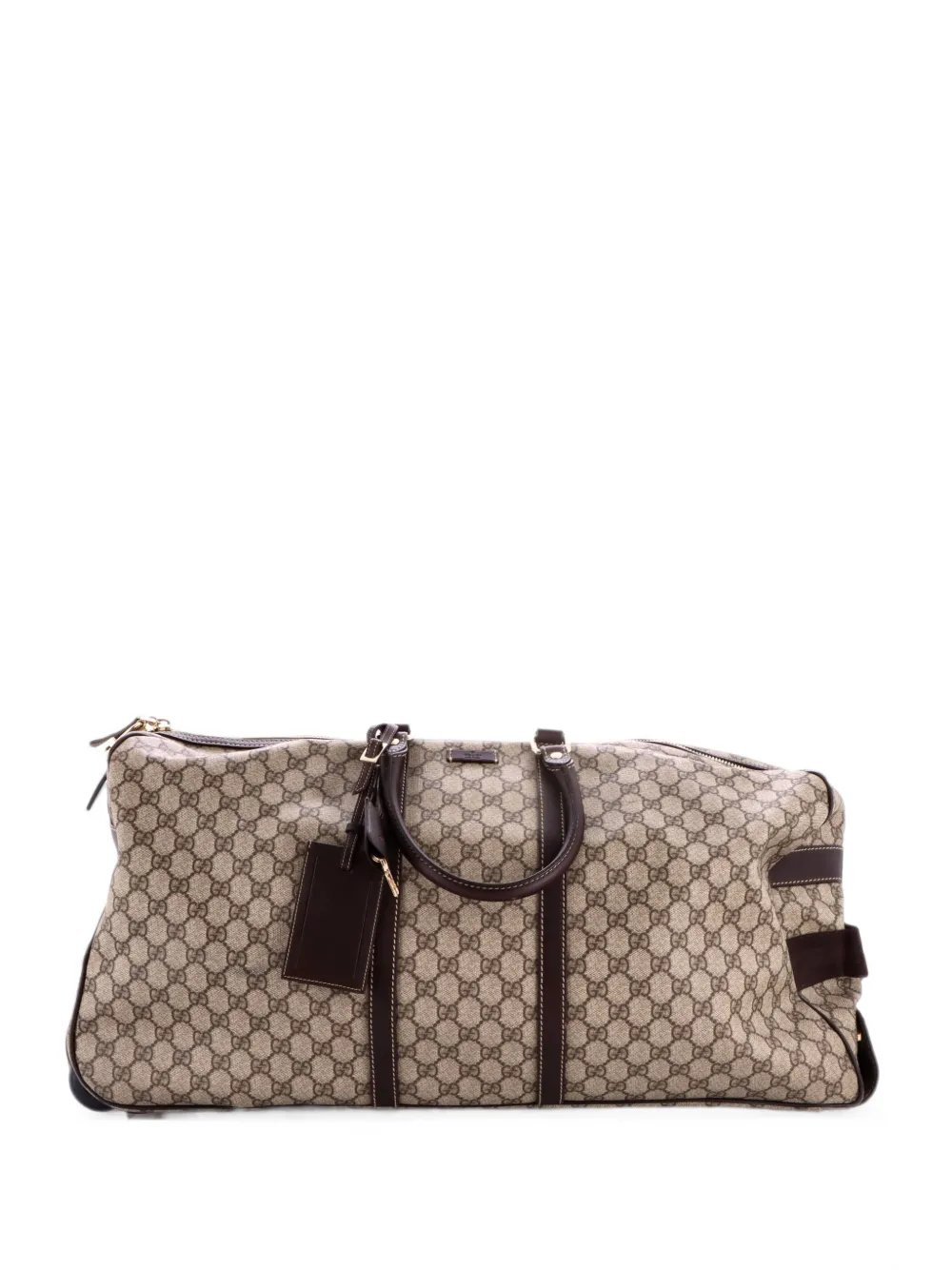 Rolling Duffle Bag GG Coated Canvas Large travel bag
