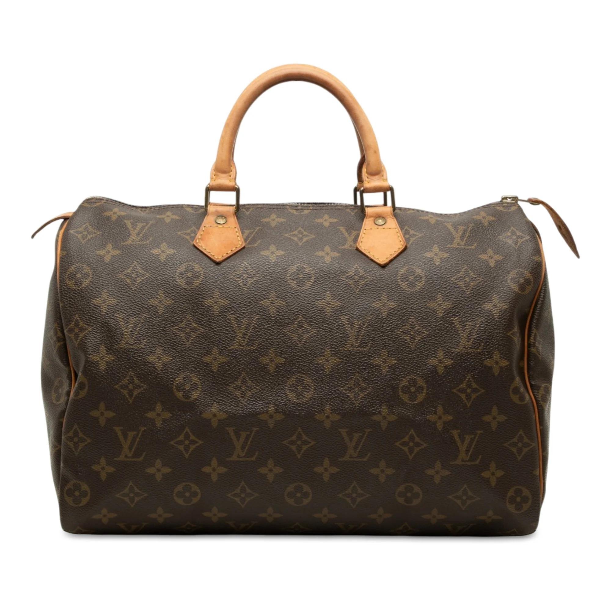 Speedy leather handbag