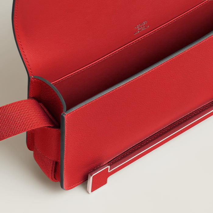 Rouge Radieux Hermès Geta Slim Bag