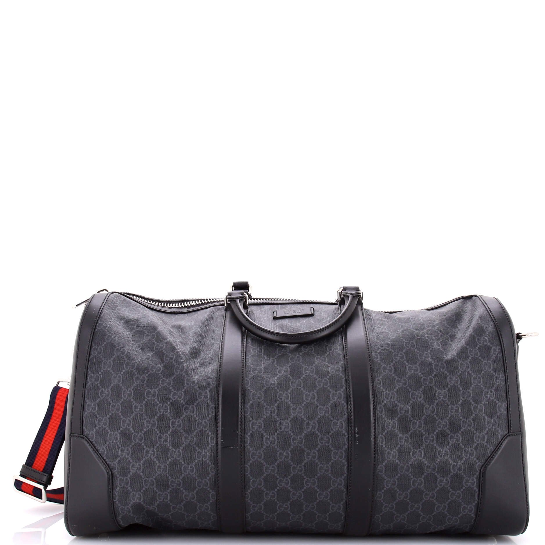 Convertible Duffle Bag GG Coated Canvas Large