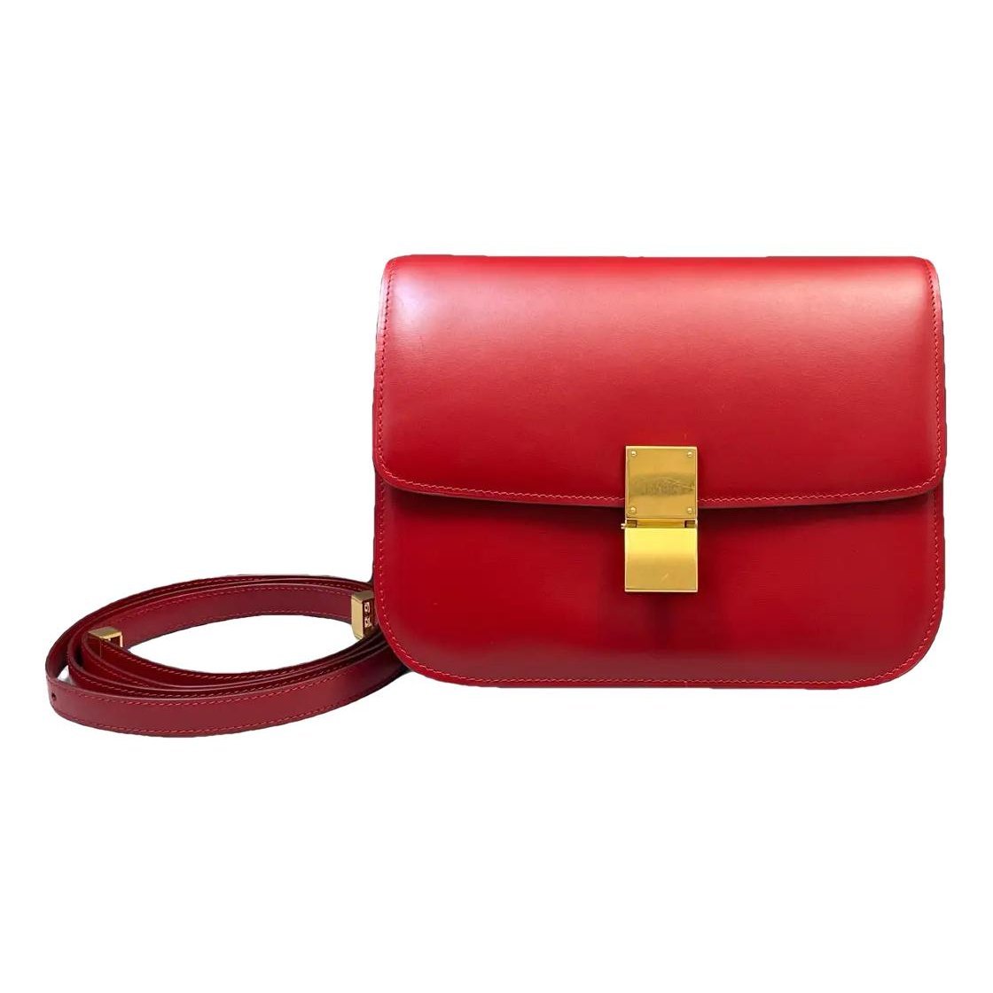 Classic leather crossbody bag