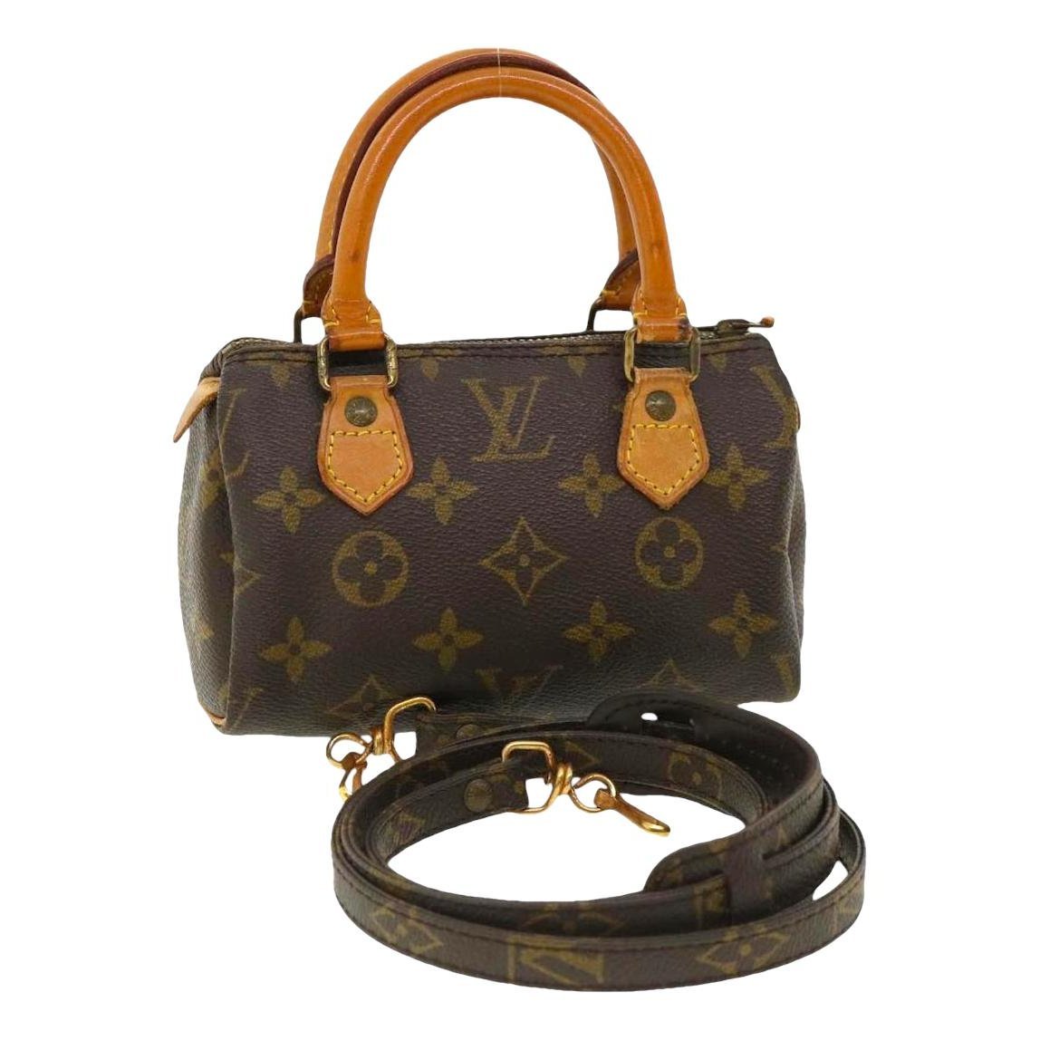 Nano Speedy / Mini HL leather handbag
