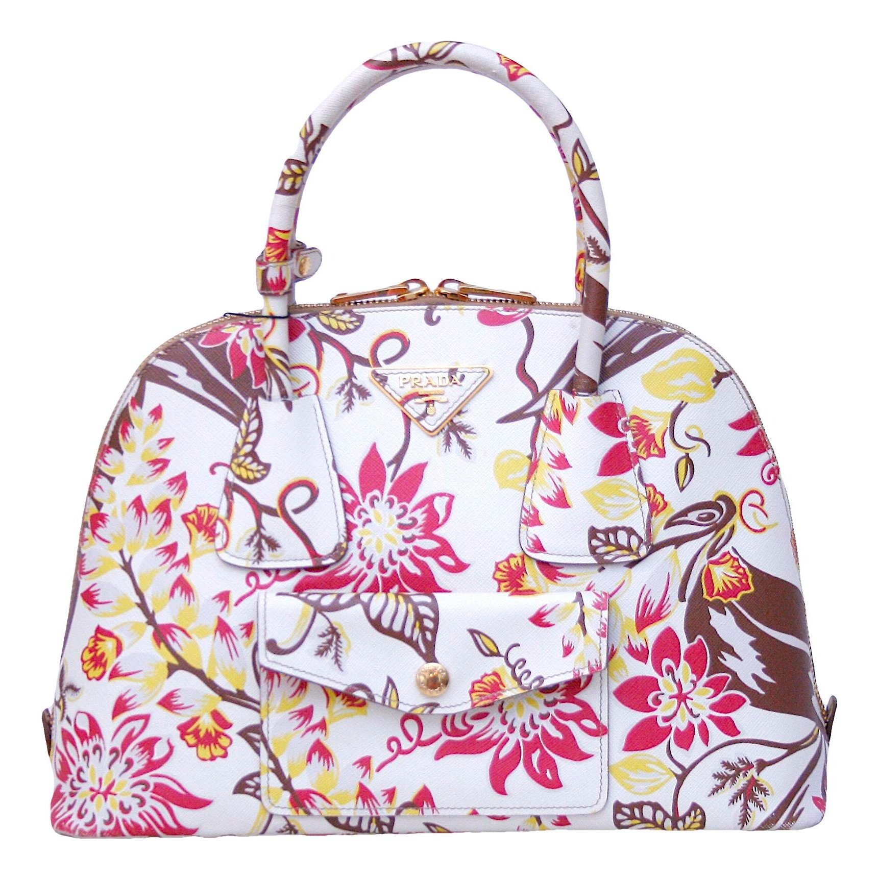 Promenade leather handbag