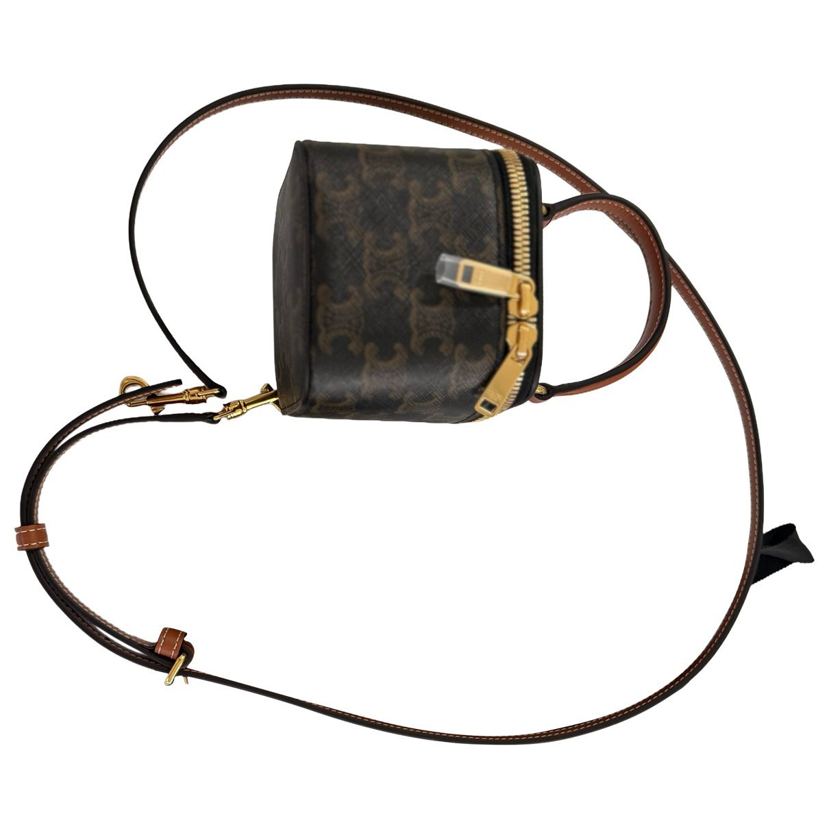 Triomphe leather mini bag