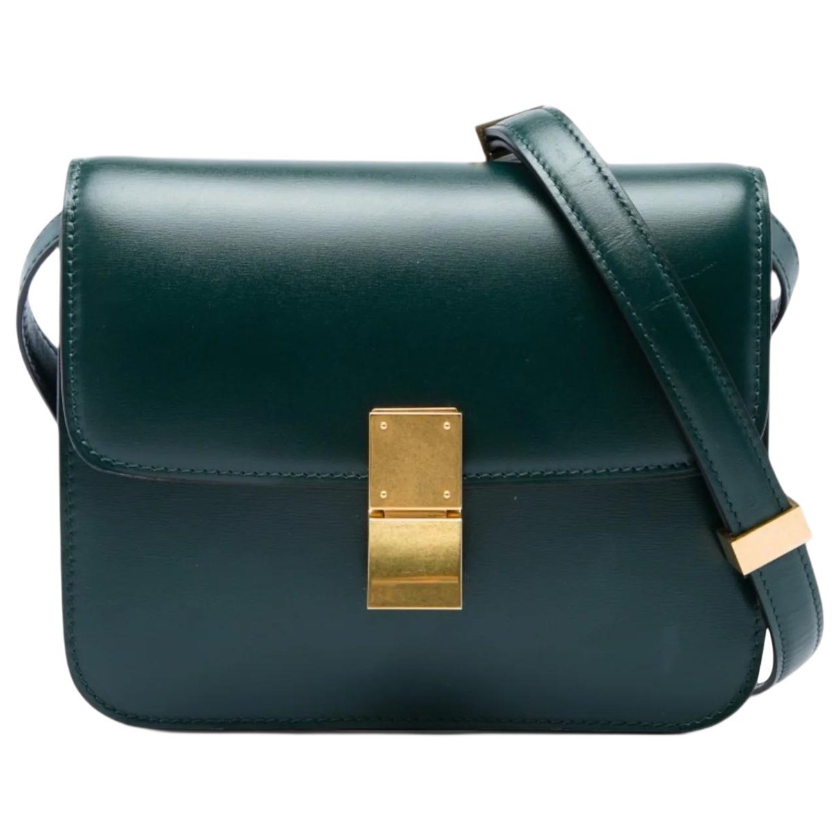 Classic leather crossbody bag