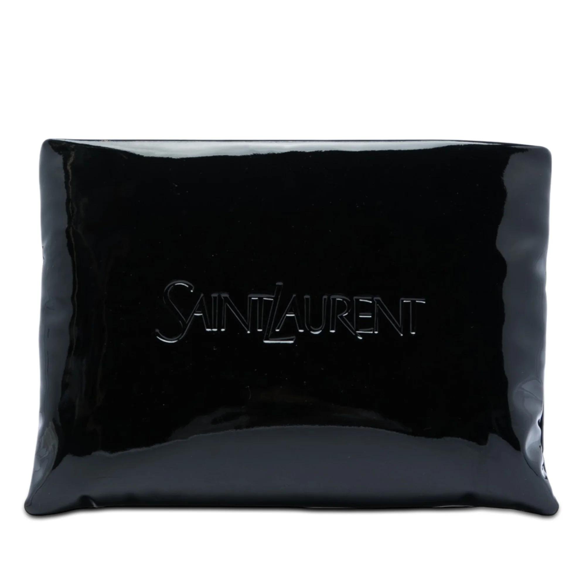 Patent leather handbag