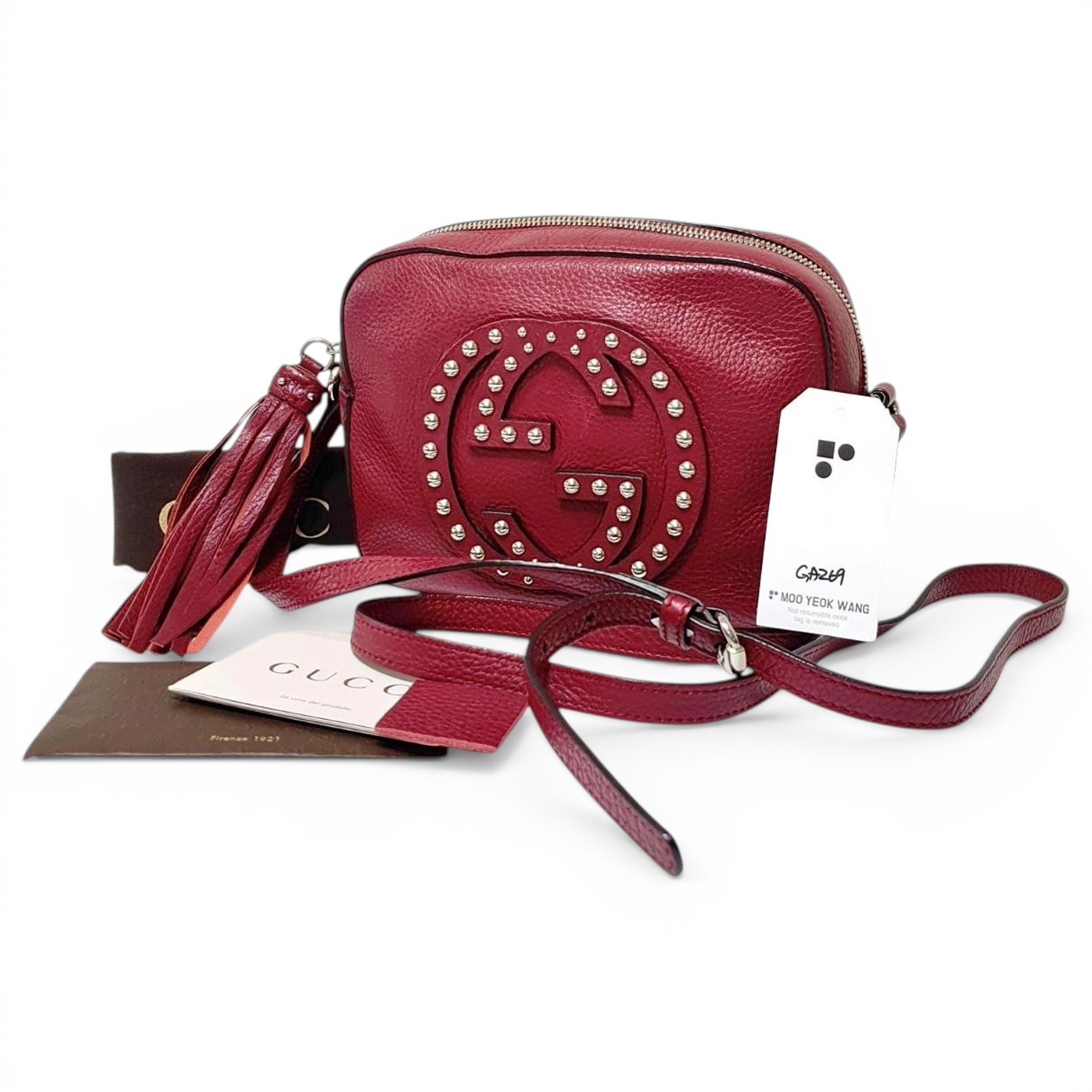 Leather handbag