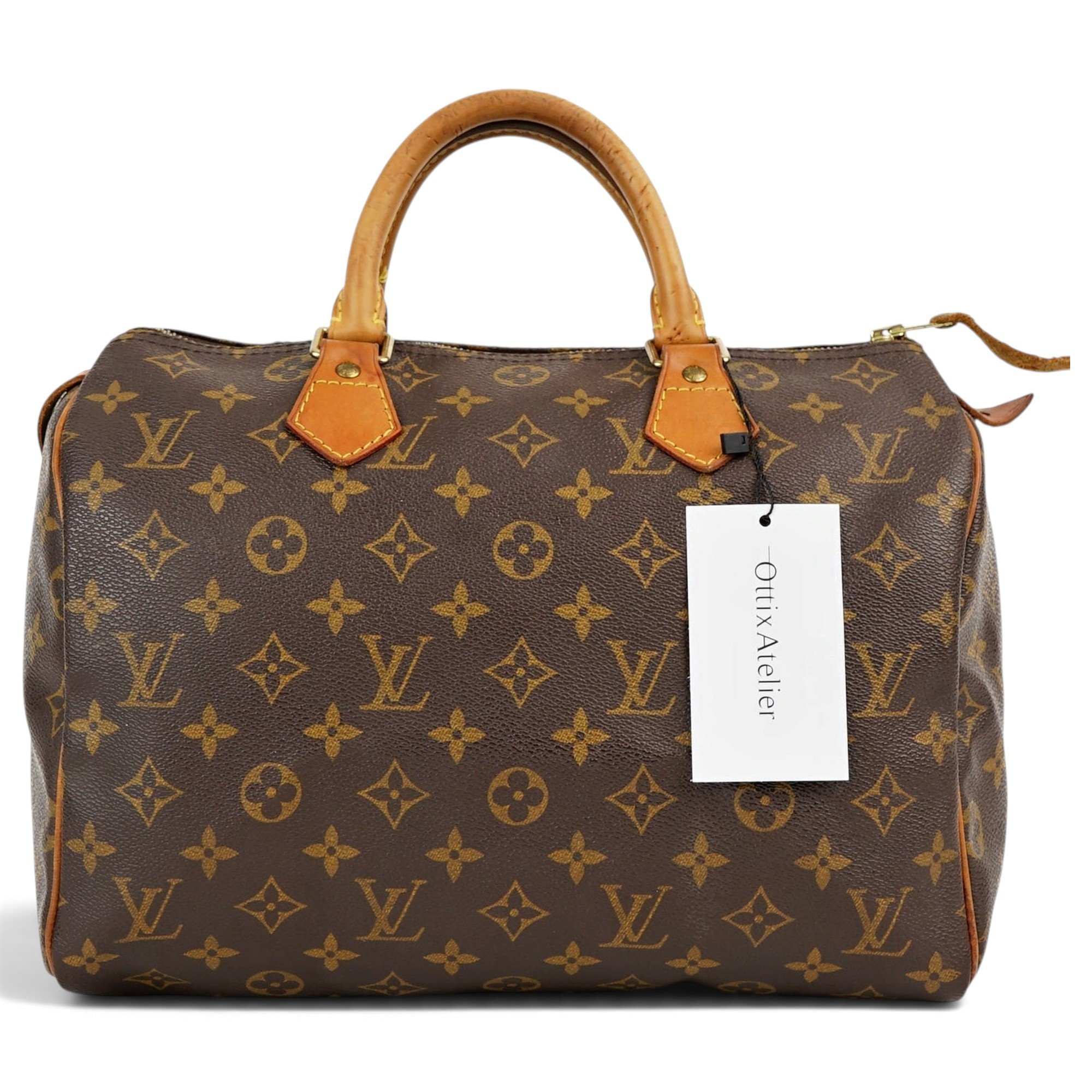Speedy leather handbag