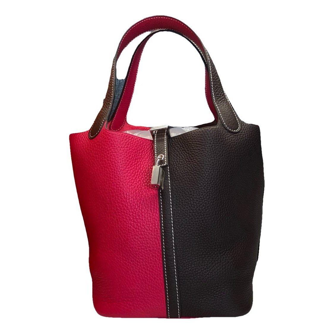 Picotin leather handbag