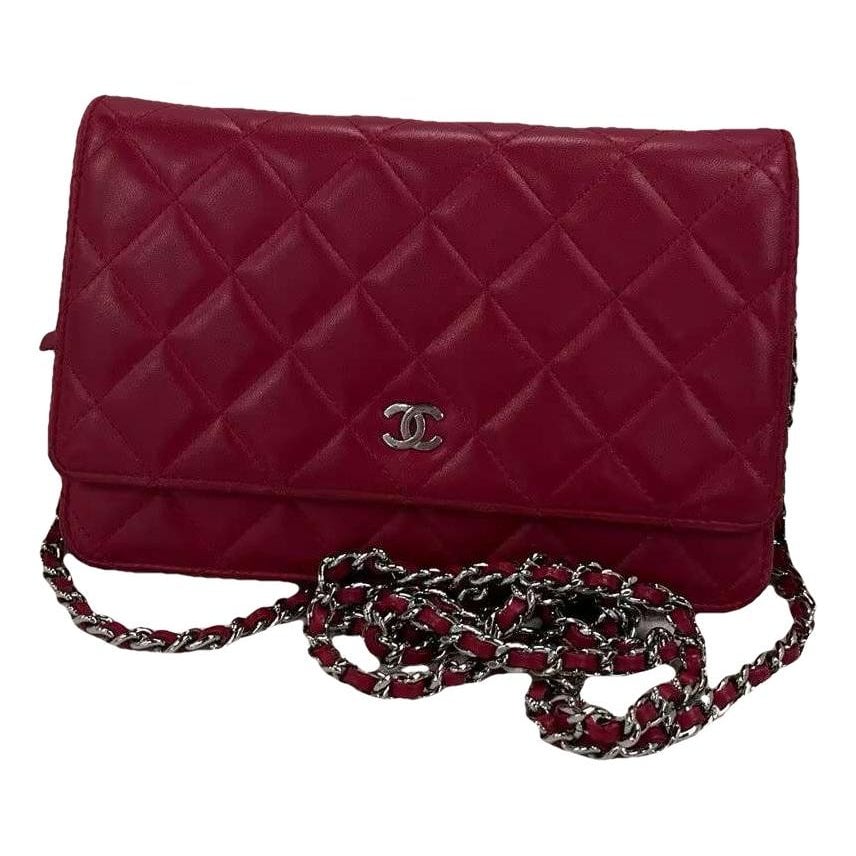 Wallet On Chain Timeless/Classique leather crossbody bag