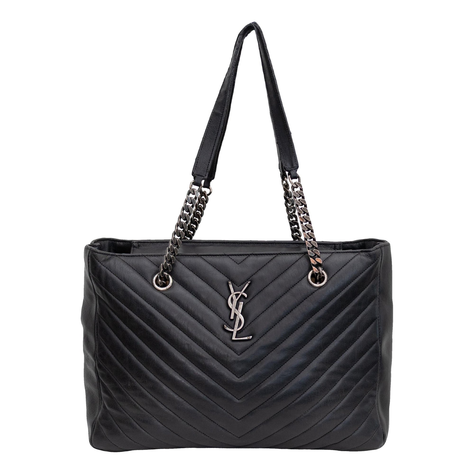 Leather tote