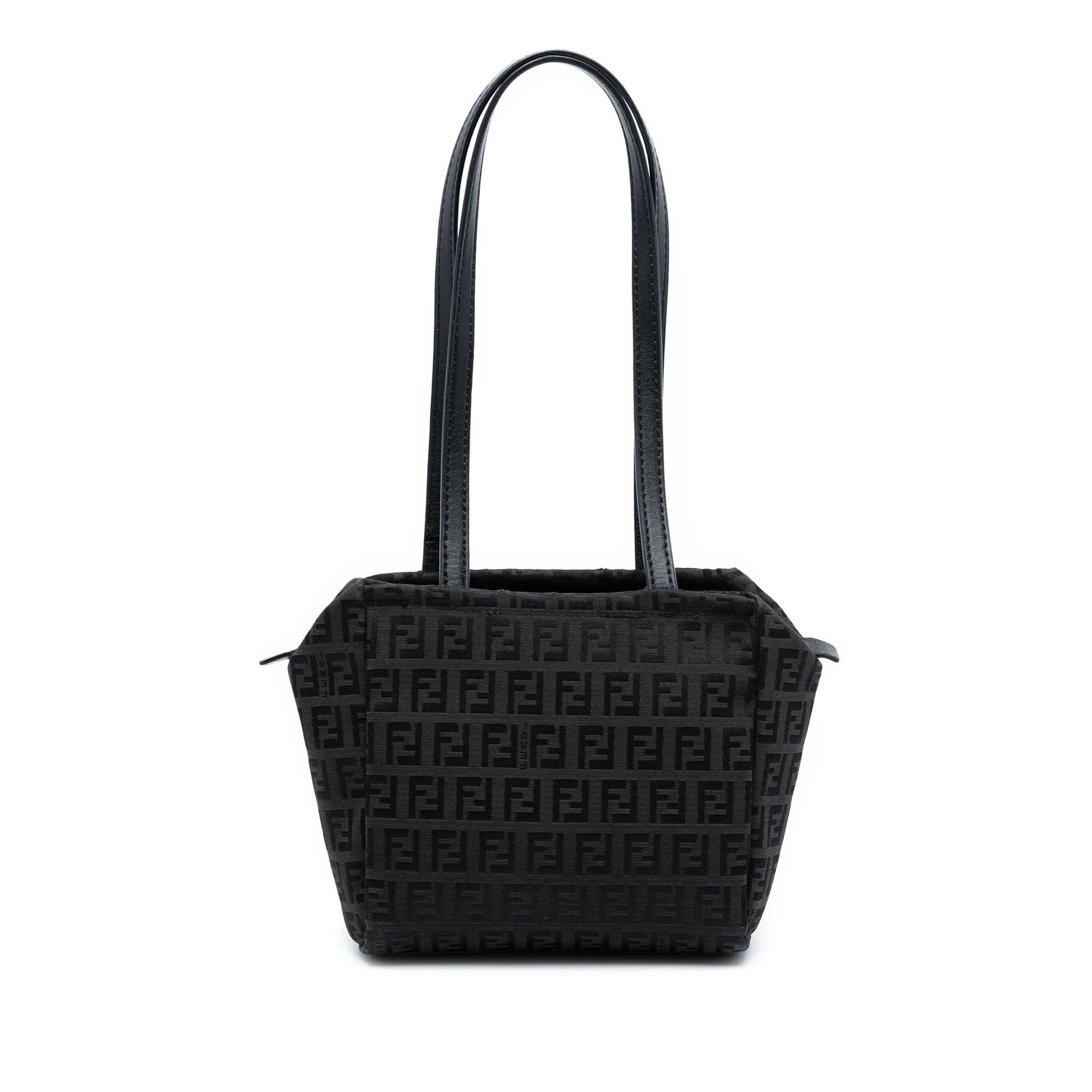 Pocket leather handbag
