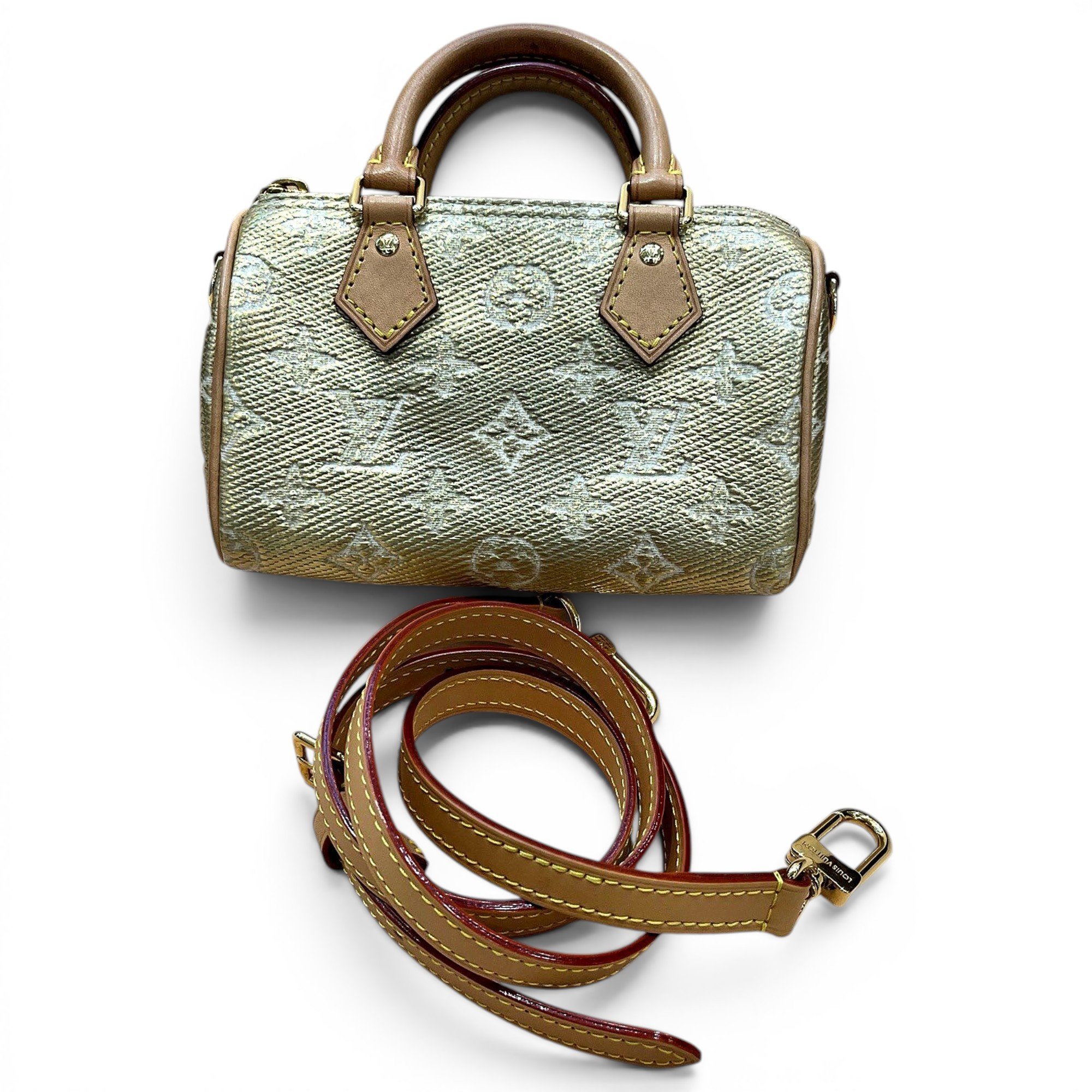 Speedy leather handbag