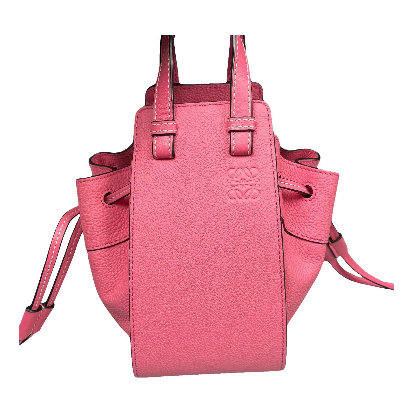 Hammock leather handbag