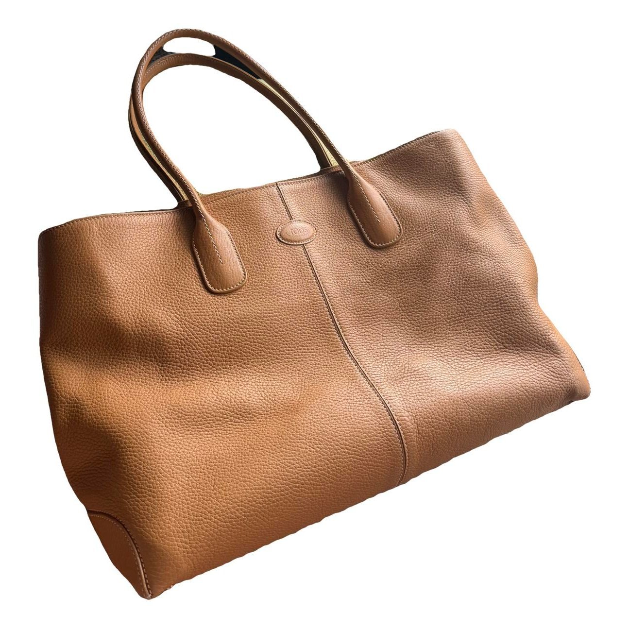 D Bag leather tote