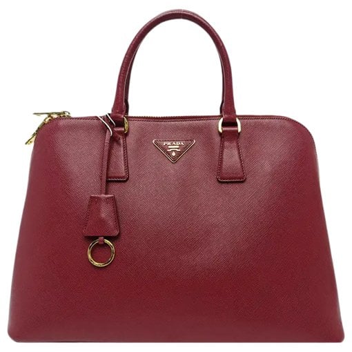 Promenade leather handbag