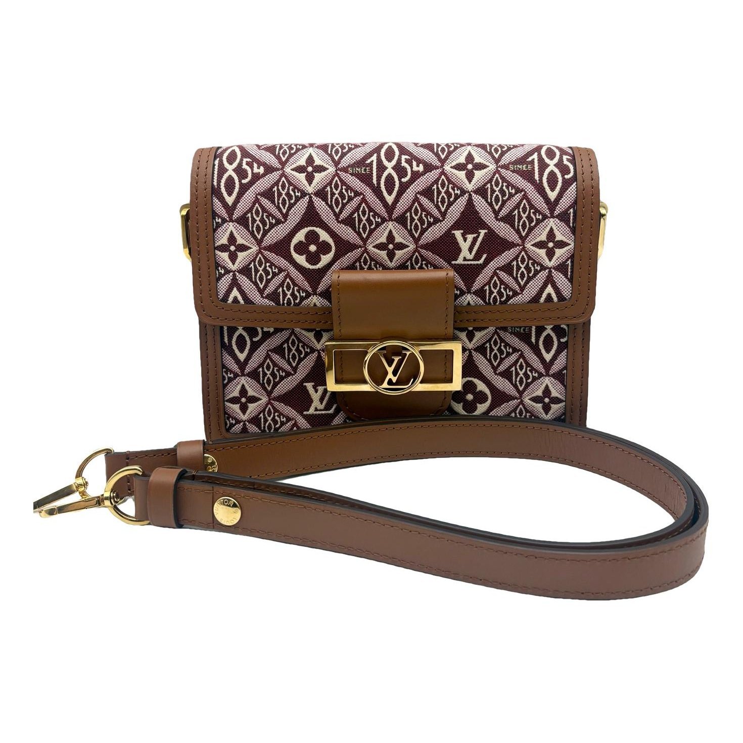 Dauphine leather handbag