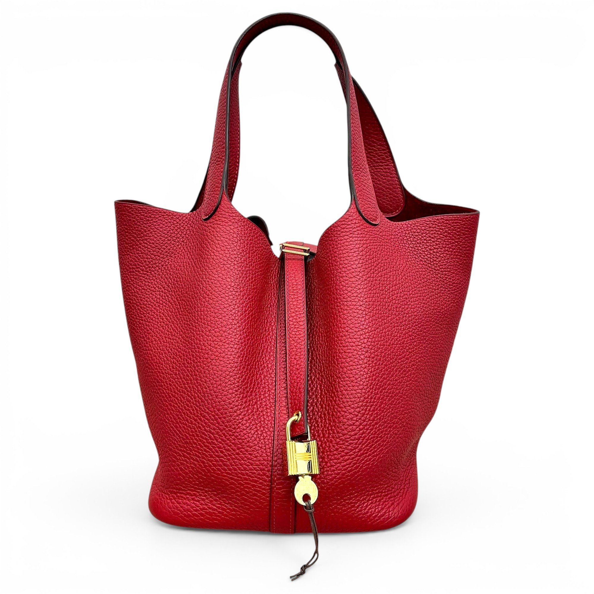 Picotin leather handbag