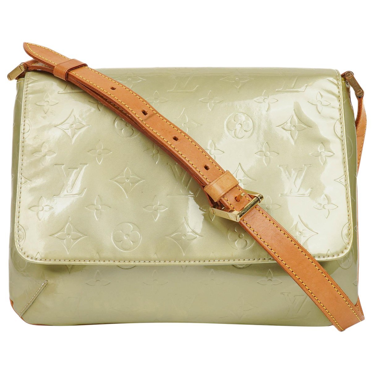 Thompson patent leather handbag