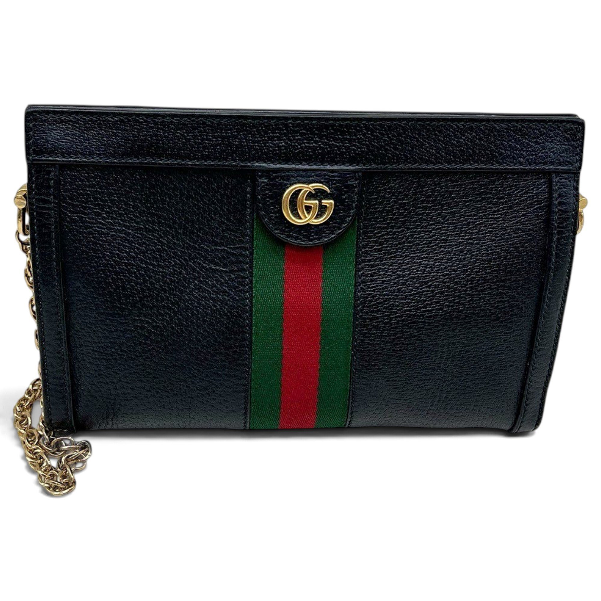 Ophidia Chain leather handbag