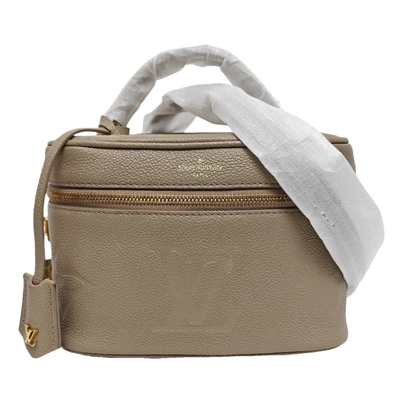 Vanity leather handbag